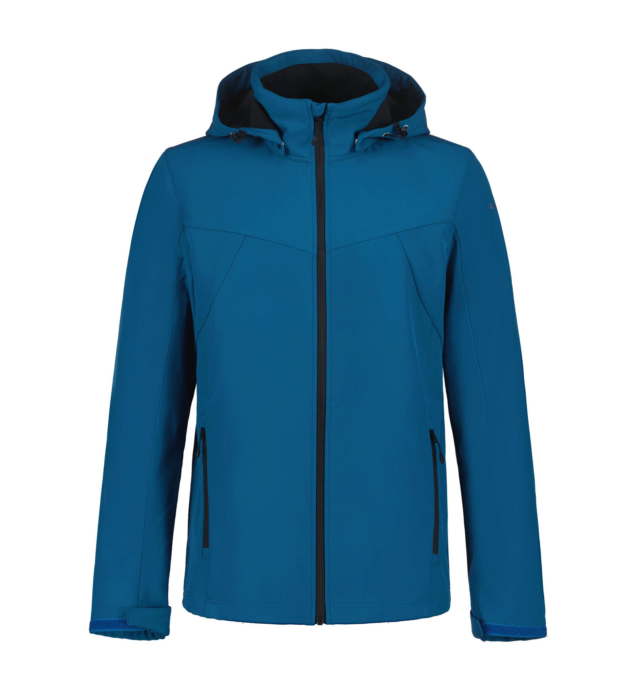 Icepeak Softshelljacke ICEPEAK BRIMFIELD mit abnehmbarer Kapuze, winddicht, wasserabweisend, atmungsaktiv