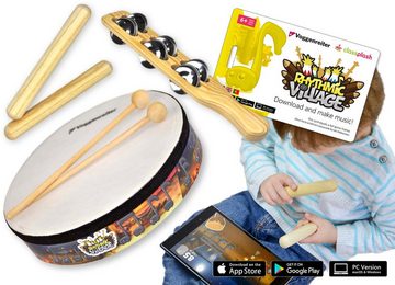 Voggenreiter Trommel Rhythmic Village Percussion-Set,Set, 5-St.