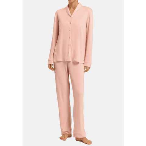 Hanro Pyjama Natural Comfort (Set, 2 tlg) Pyjama - Im klassischem Design, Schlafanzüge zum selber mixen