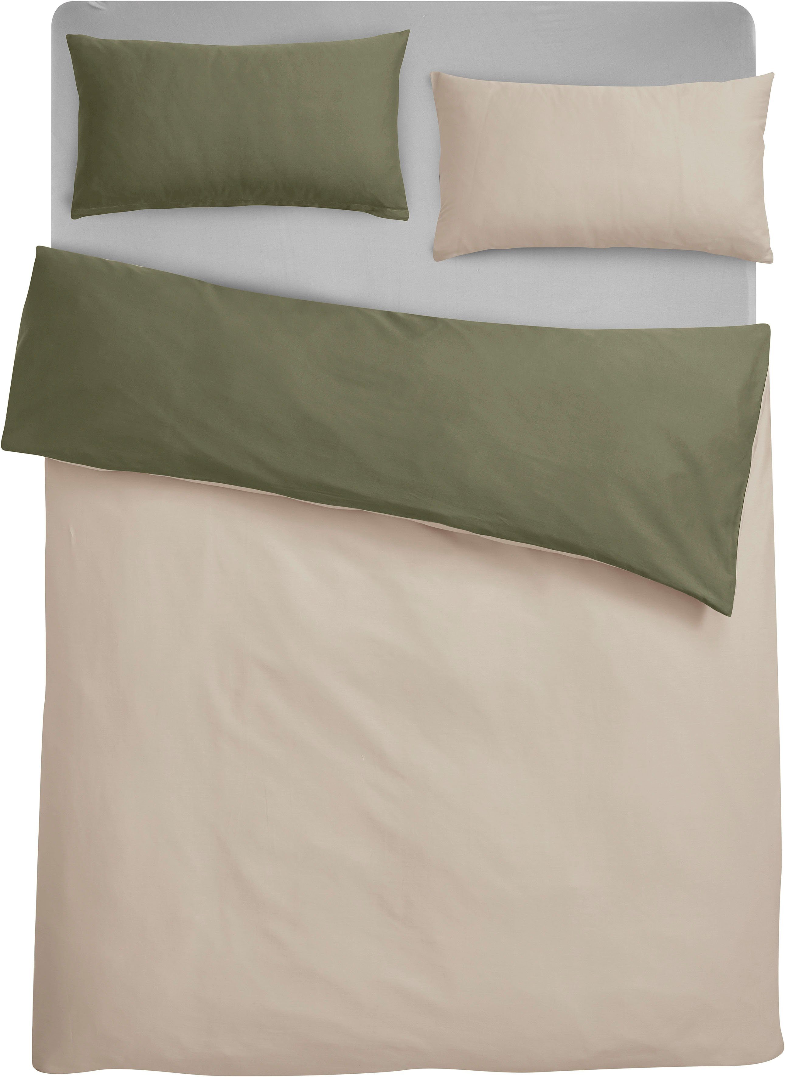 OTTO home Bettwäsche Mila2, Mako-Satin, 2 teilig, Mako-Satin aus 100% Baumw günstig online kaufen