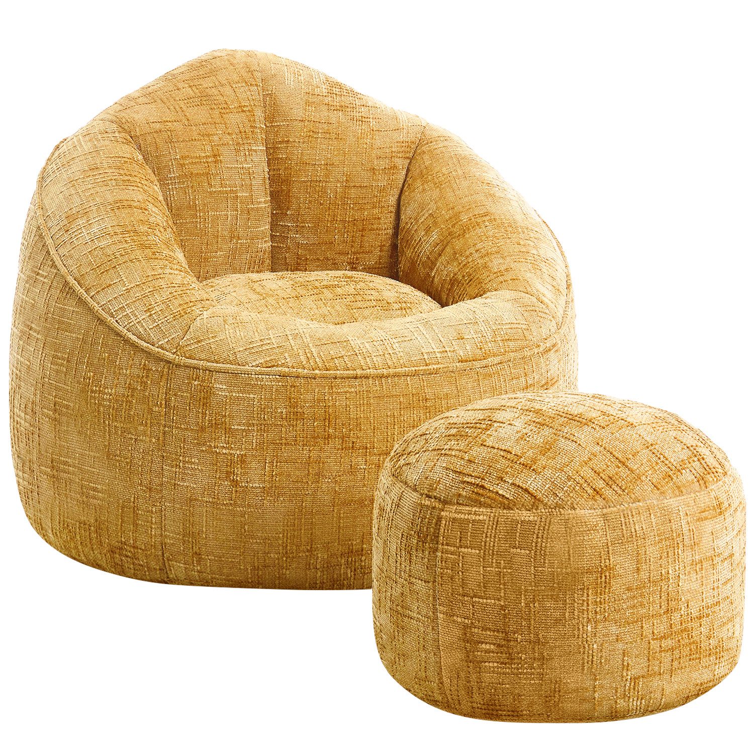 Lexzurn Sitzsack Sitzsack Lazy Sofa Gaming Sitzsack mit Hocker, Sitz Sack m günstig online kaufen