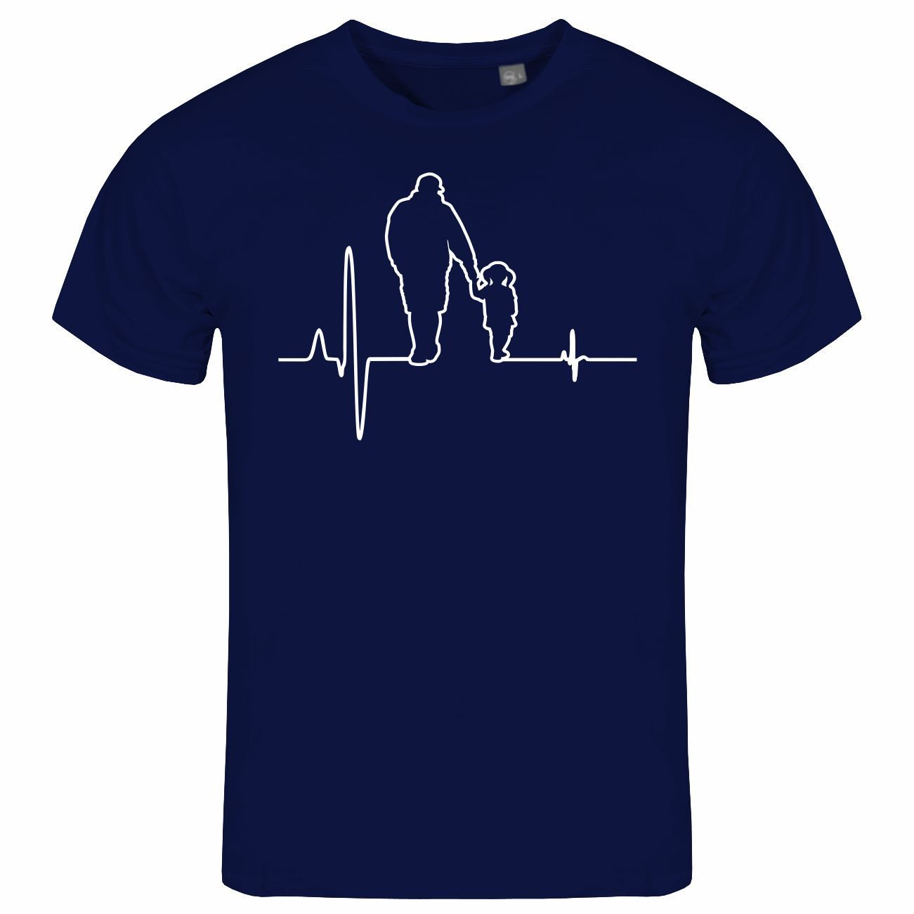 deinshirt Print-Shirt Herren T-Shirt Herzschlag Vater günstig online kaufen
