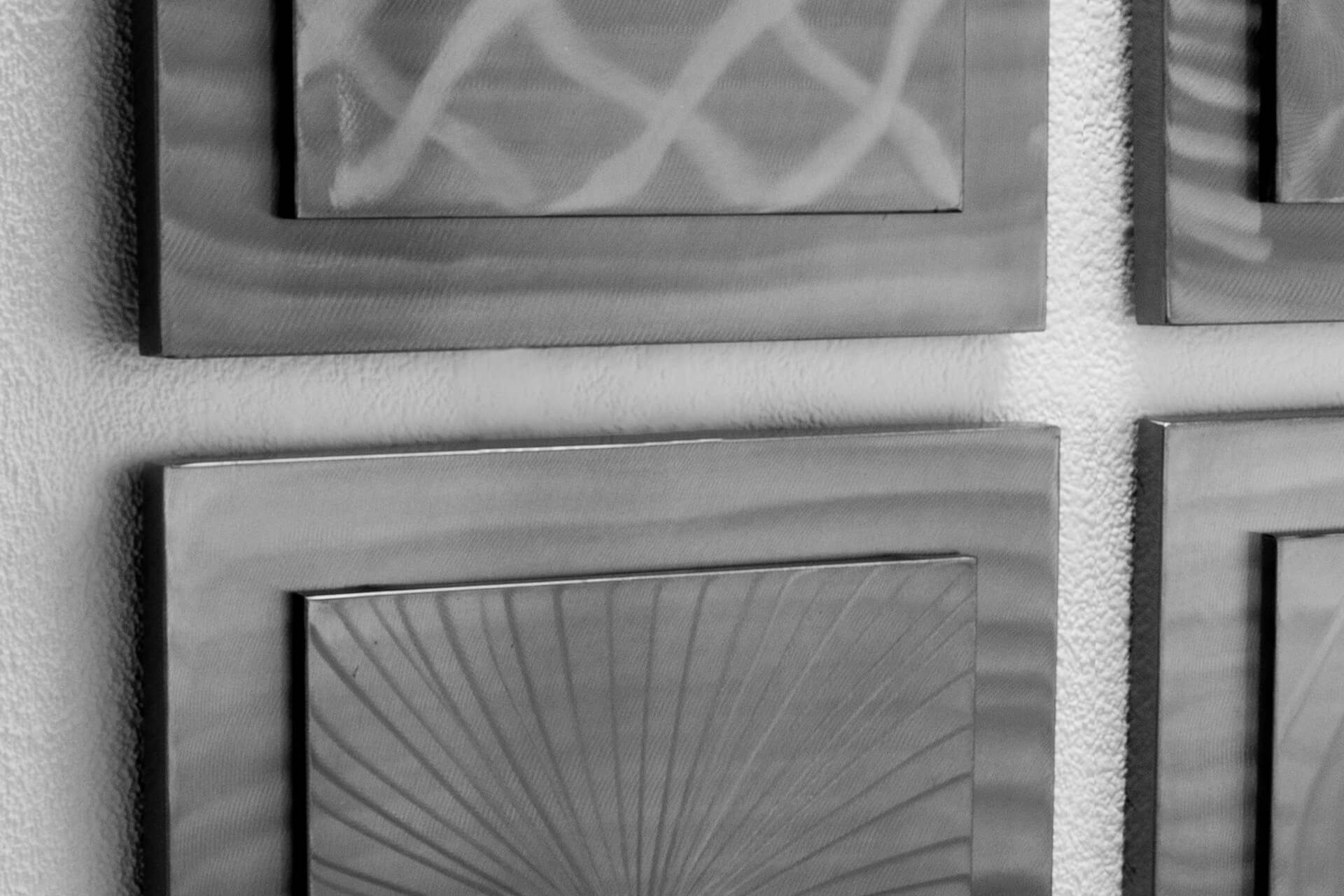 KUNSTLOFT Wanddekoobjekt cm, 74x74x3 Metall Patterns handgefertigte Wanddeko of Variety