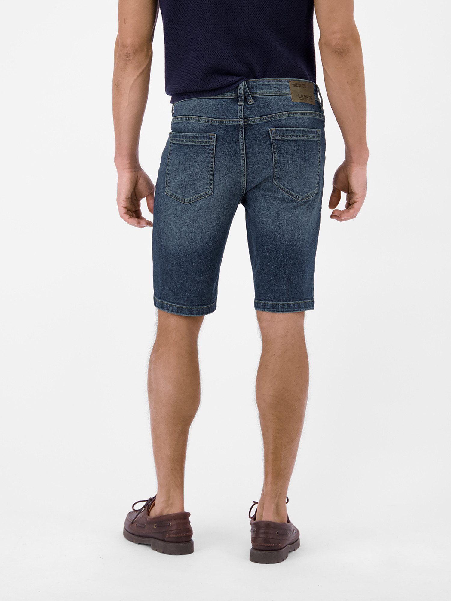 LERROS Shorts Denim Bermuda aus flexiblem Baumwollmischgewebe