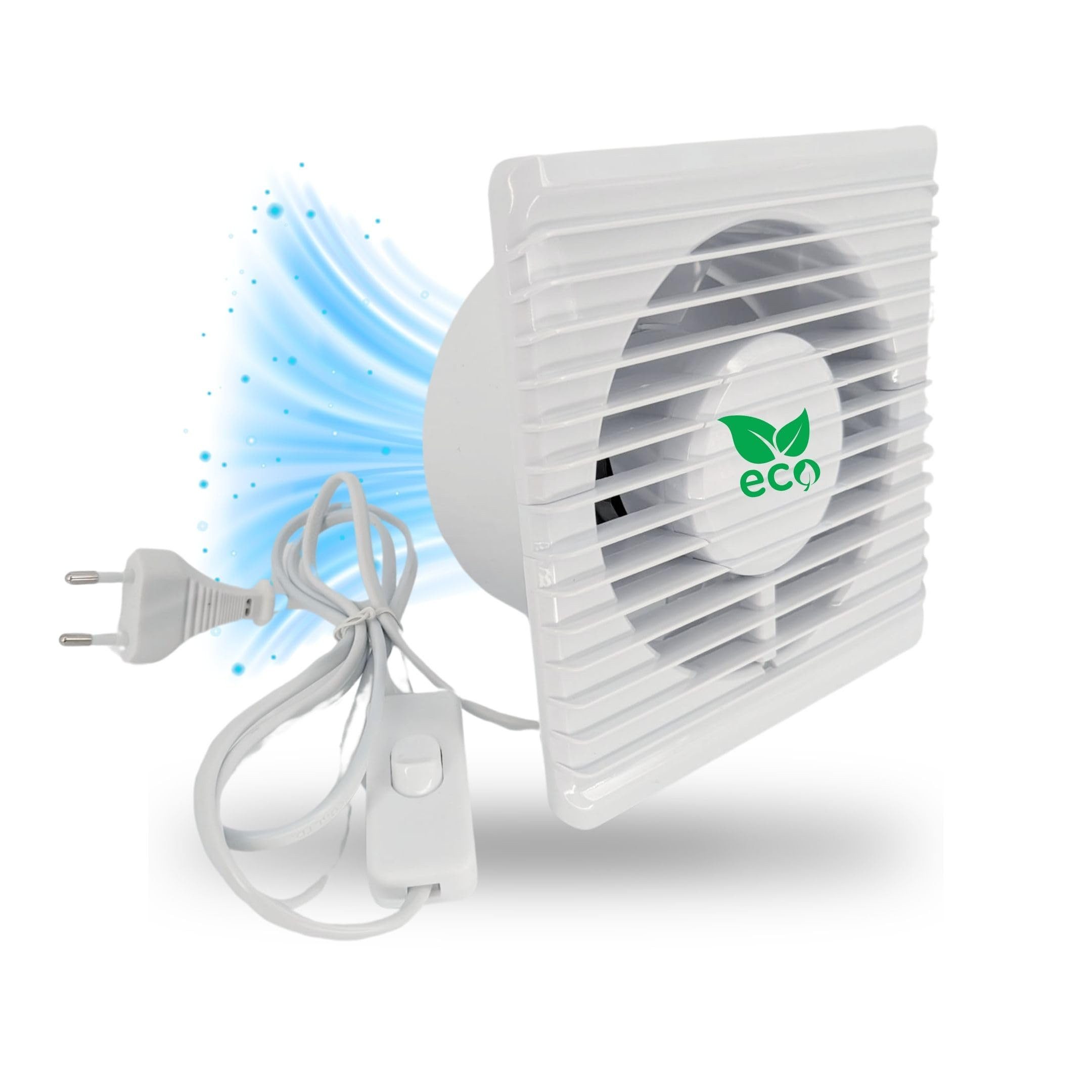 TronicXL Radialventilator 100mm Abluft / Zuluft Grow Lüfter Ventilator für Homebox Growbox Zelt, Zubehör für Grower Anbau Anzucht Feuchtraum