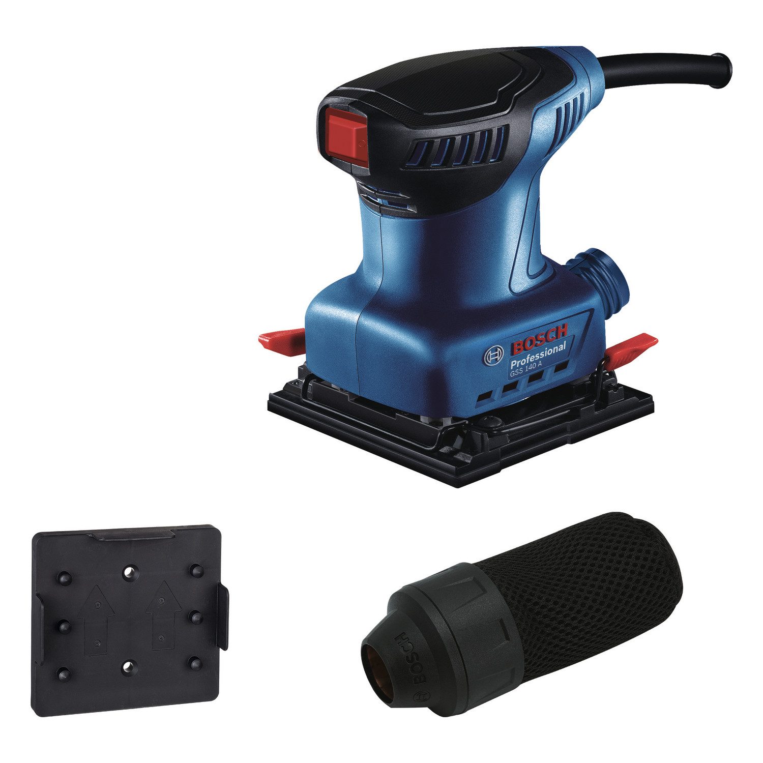 Bosch Professional Орбитальная шлифовальная машина »GSS 140 A«, 220 W, ideal zum schleifen von Holz, Holzwerkstoffen und Putz