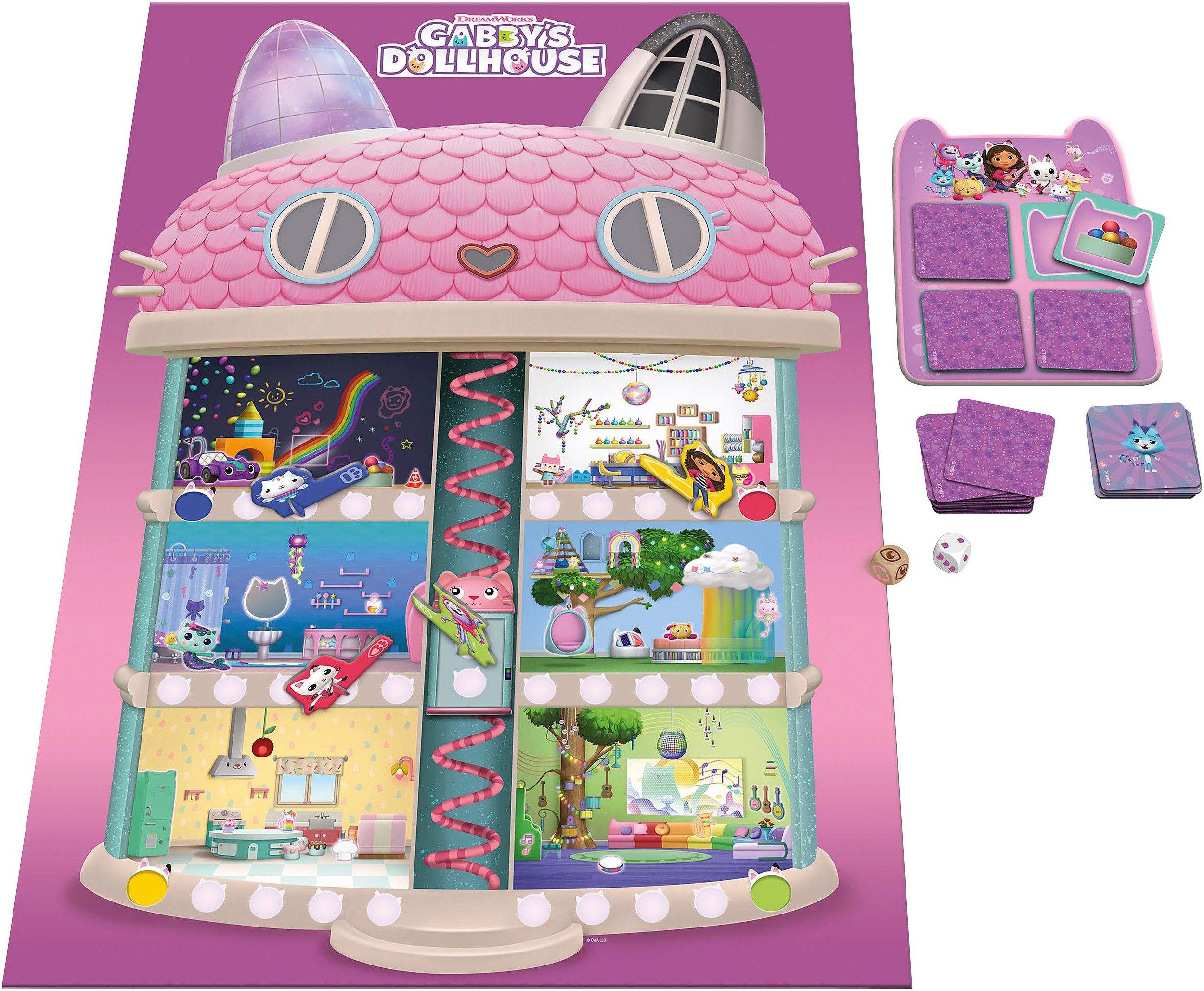 Schmidt Spiele Spiel Gabby's Dollhouse, Eine miau-tastische Schnitzeljagd
