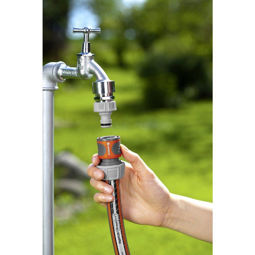 GARDENA Fontänenaufsatz GARDENA 18275-20 Kunststoff Schlauch-Verbinder 19 mm (3/4) Ø