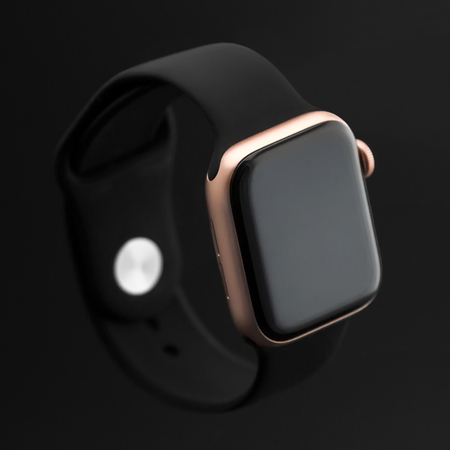 PRECORN Smartwatch-Armband Silikon Ersatzarmband in schwarz günstig online kaufen