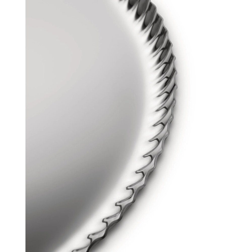 Alessi Tablett Tablett aus Edelstahl 18/10 rund 23x1,5cm, Edelstahl 18/10