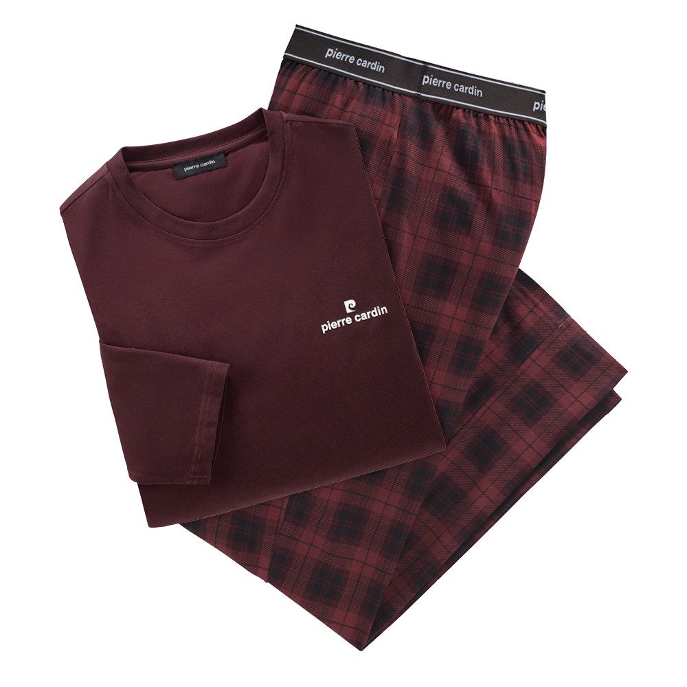 Pierre Cardin Pyjama (Set, 2 Stück) angenehm weiches Hautgefühl dank reiner günstig online kaufen