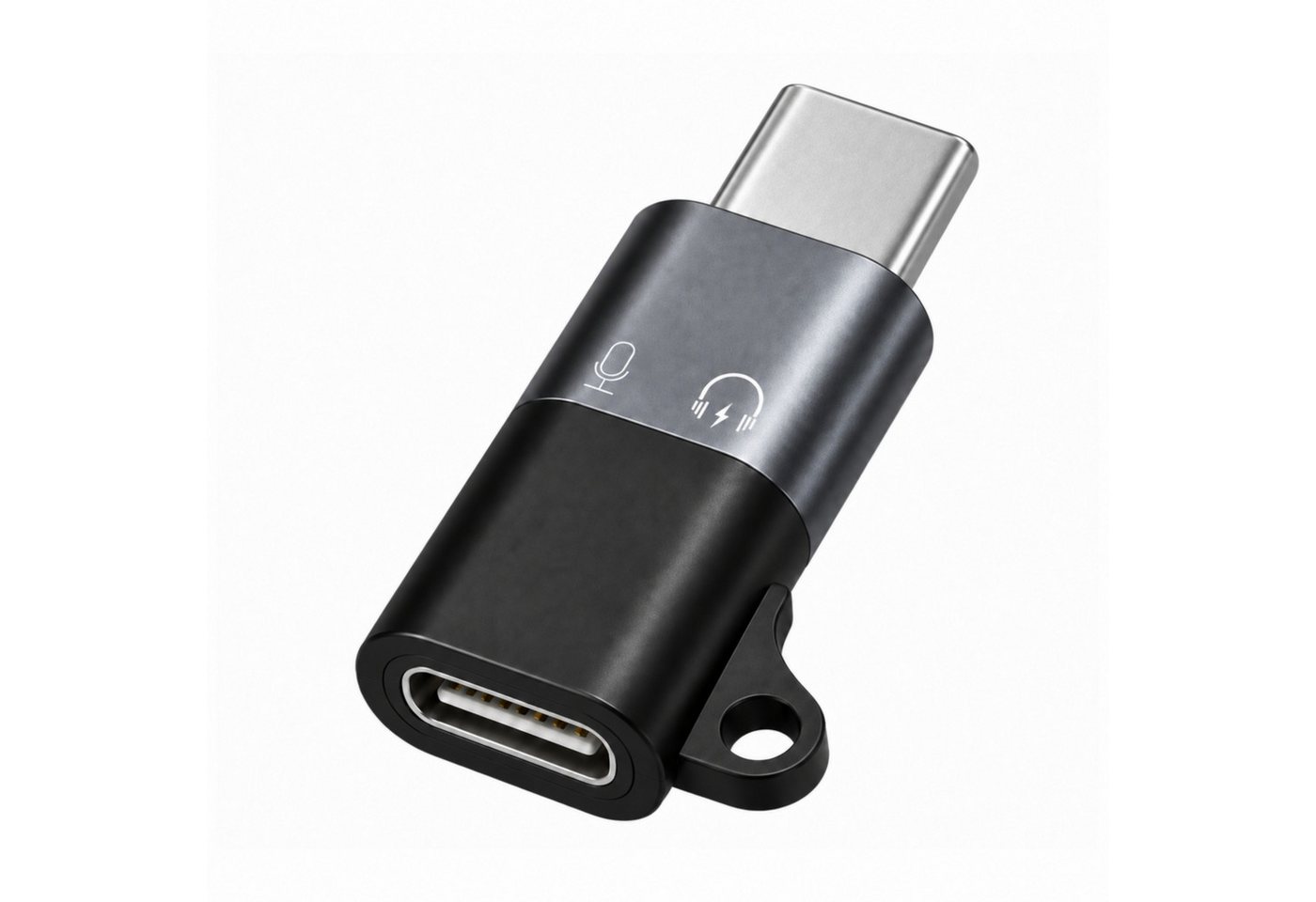 PlugUp Lightning auf USB-C Adapter für iPhone, iPad, MacBook & AirPods USB-Adapter USB Typ C zu Lightning, Lightning zu USB-C Adapter für Audio, Laden, Datenübertragung & OTG