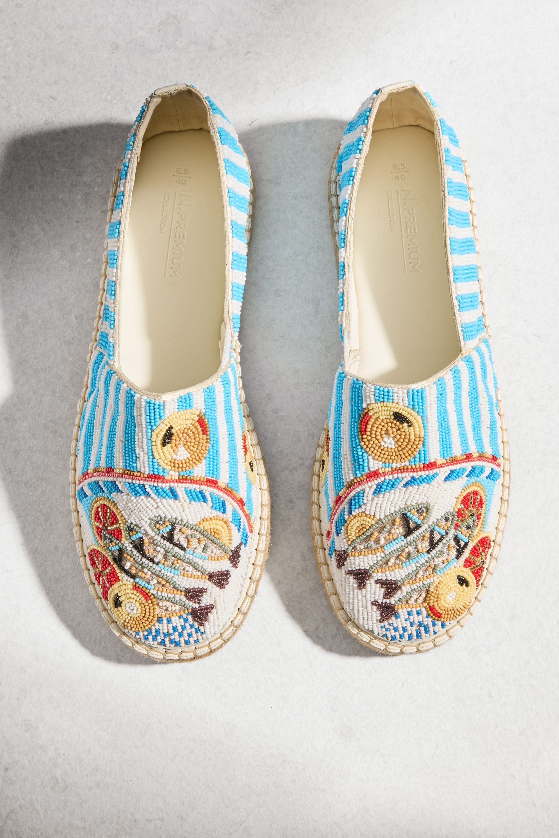 Next Forever Comfort® Espadrilles mit Perlen verziert Espadrille (1-tlg)