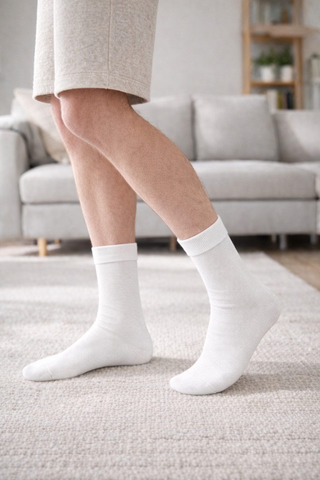 NERS Basicsocken 6 Paar Socken aus Bambus Damen & Herren, ohne Naht, Komfortbund (6-Paar) Premium Bambussocken Atmungsaktiv, & Weich, Geschenkbox