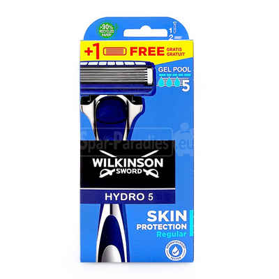 Wilkinson Nassrasierer Wilkinson Hydro 5 Skin Protection Regular Rasierer + Ersatzklinge