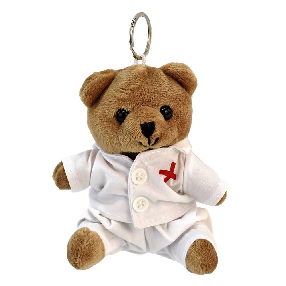 Plüschanhänger Plüsch-Teddy Arzt Schlüsselanhänger