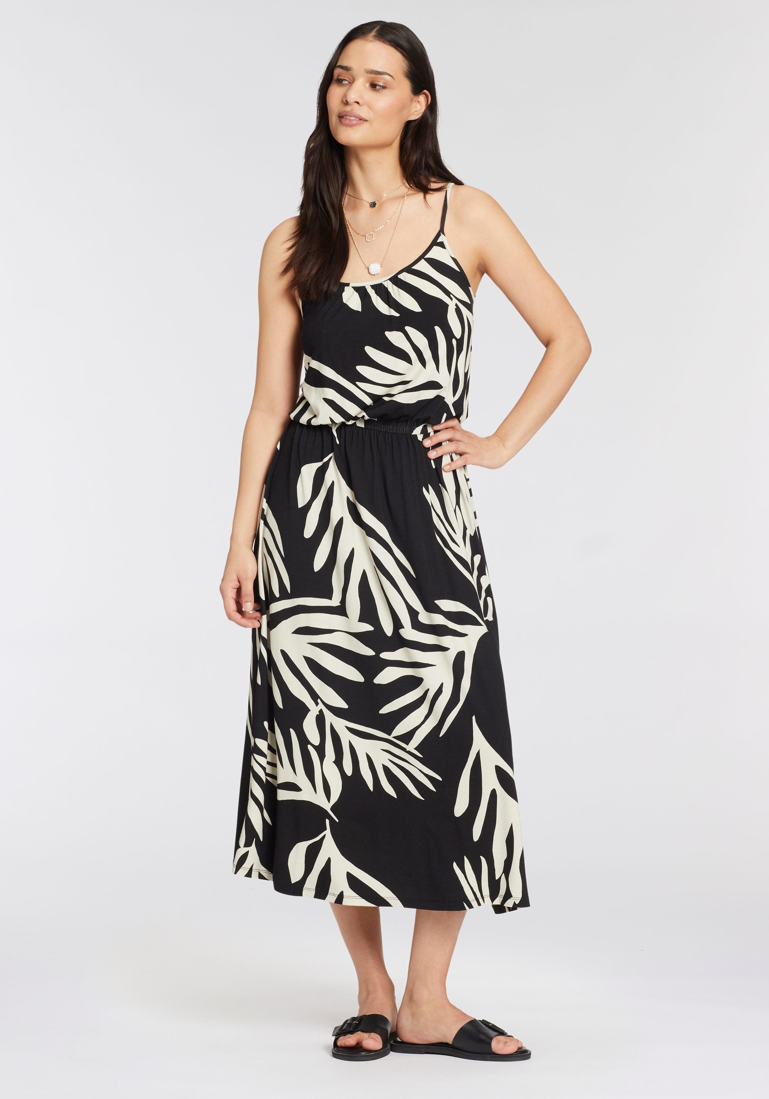 Laura Scott Sommerkleid mit femininem Allover-Print - NEUE KOLLEKTION