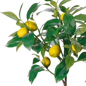 Kunstbaum Dekopflanze Zitronenbaum im Topf 70 cm Zitruspflanzen, Amare home, Höhe 70 cm