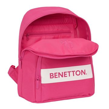 United Colors of Benetton Rucksack Lässiger Rucksack Benetton Raspberry Pink 13 L