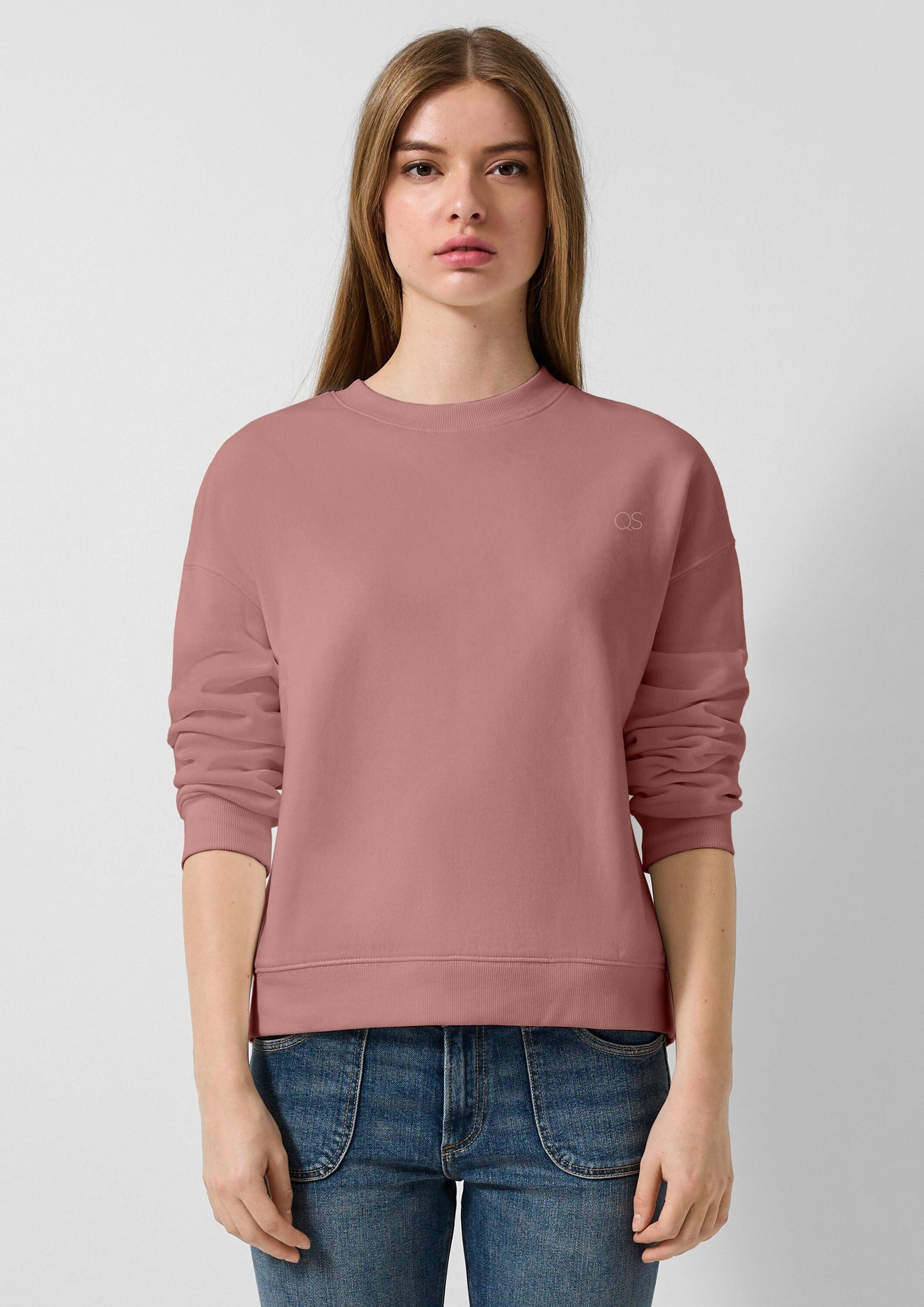QS Sweatshirt Sweatshirt Weiches Sweatshirt mit günstig online kaufen
