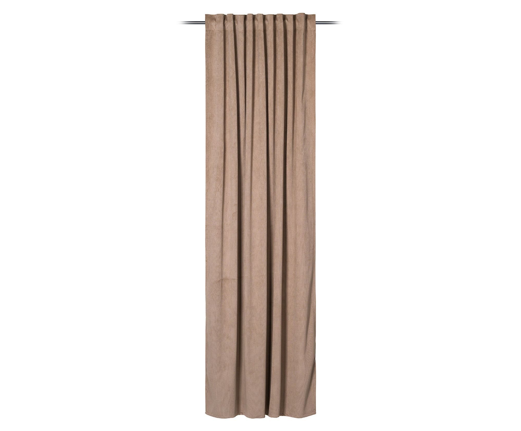 Gözze Vorhang Ambiente Trendlife Lina Vorhang verdeckte Schlaufe TAUPE 140X245CM