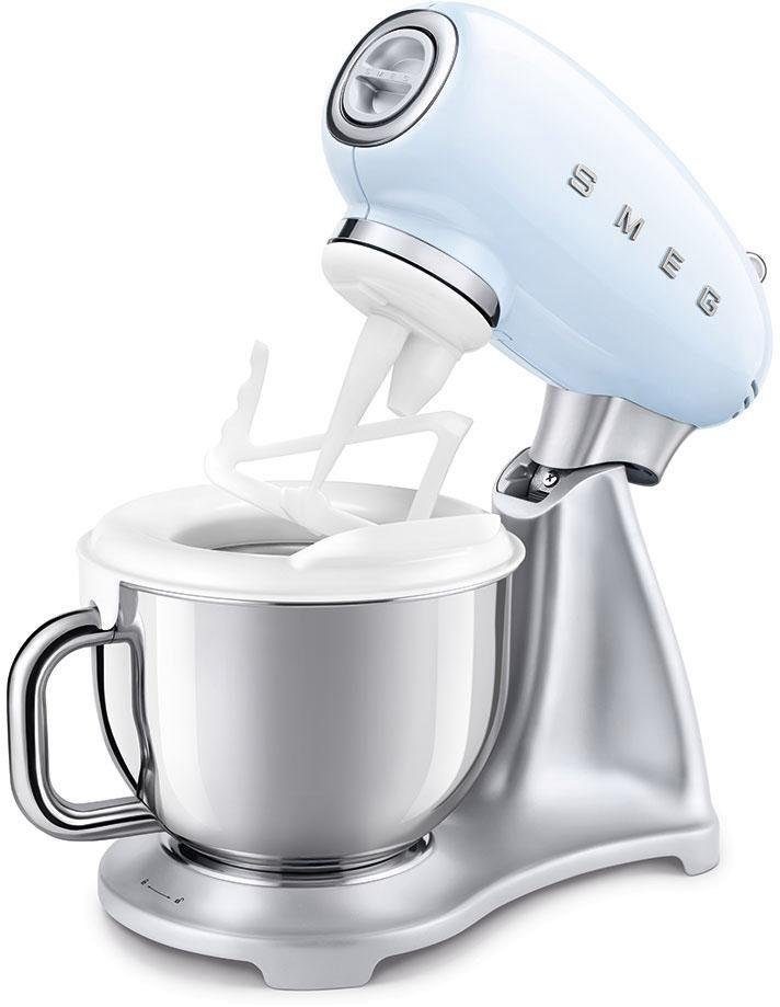 Smeg Eisbereiteraufsatz SMIC01, Zubehör für Küchenmaschinen SMF02 und SMF03, NUR in Kombination mit der Edelstahlschüssel