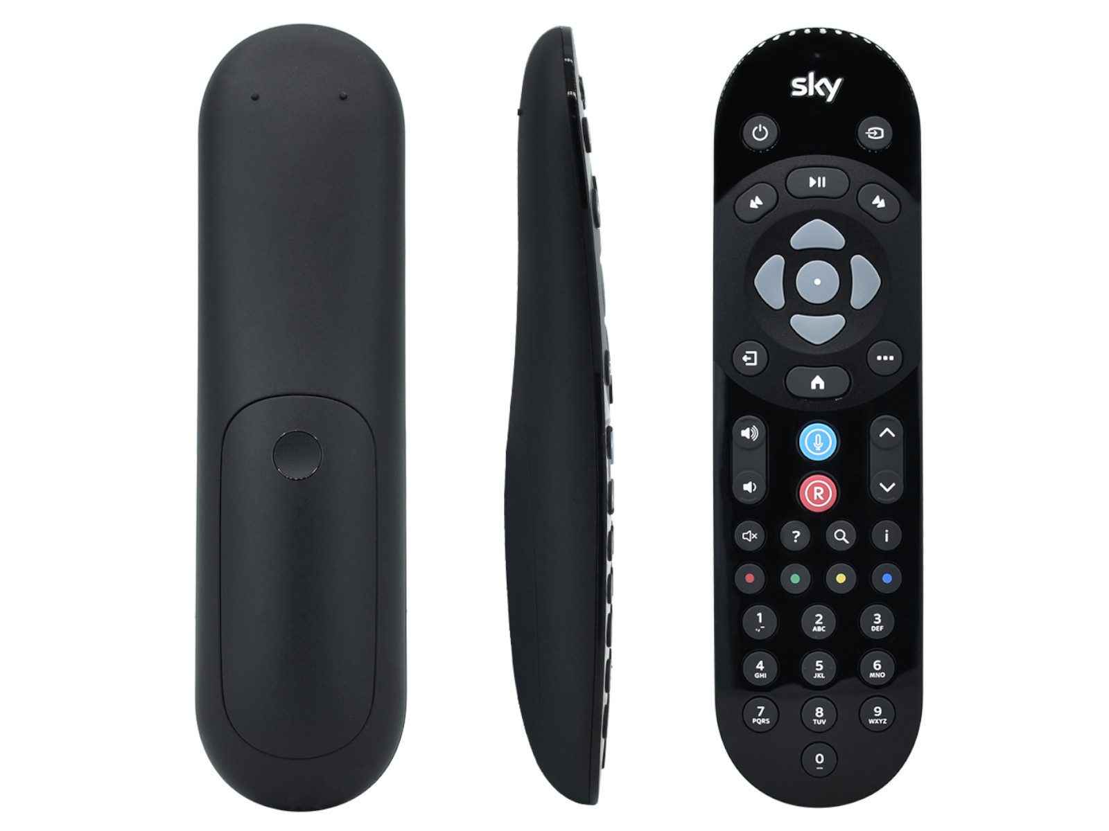azurano Ersatz für SKY TV Box Sky Q Voice remote SKY135 RC4203801/01R Universal-Smart-TV-Fernbedienung (Bluetooth, Sprachsteuerung)