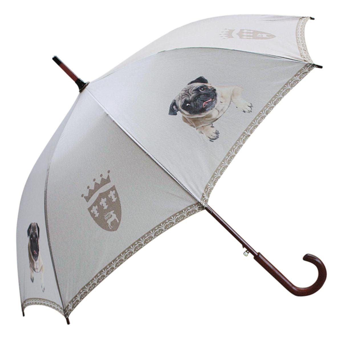 von Lilienfeld Stockregenschirm Von Lilienfeld® MOPS Automatik-Regenschirm