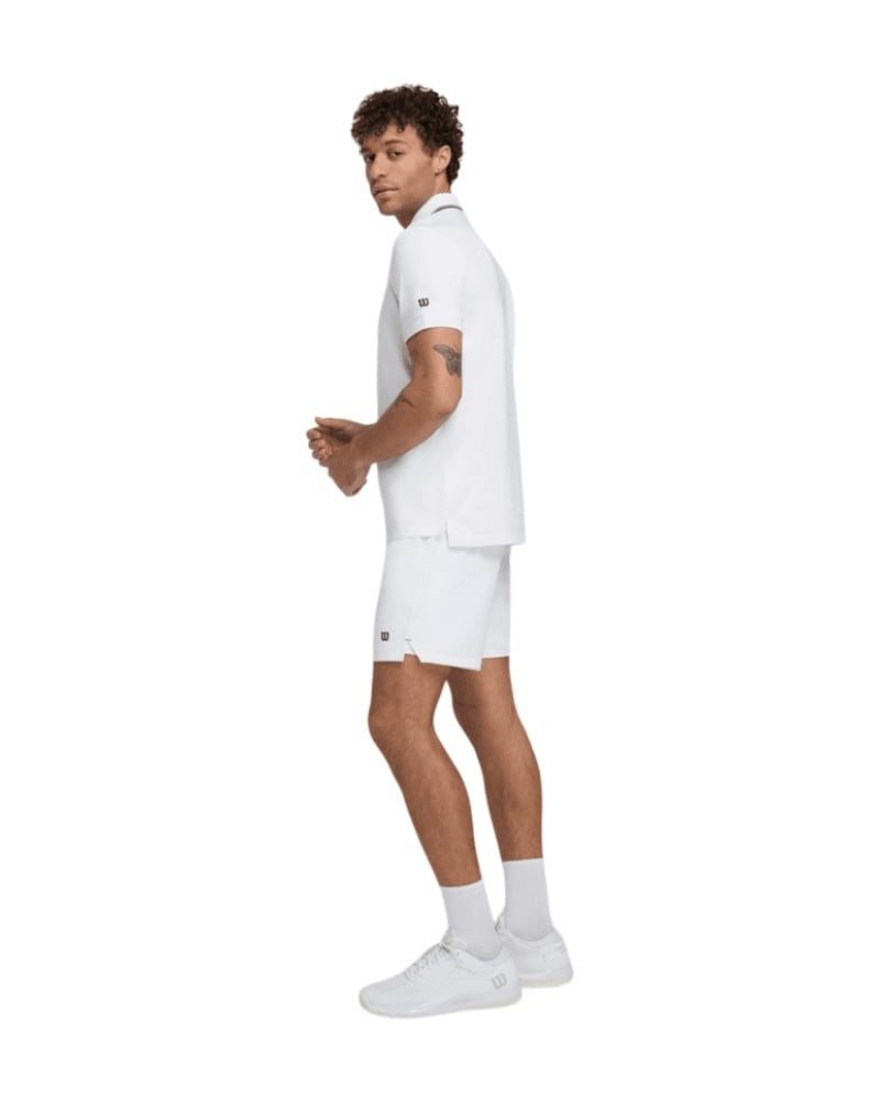 Wilson Poloshirt Team Pique weiss Herren