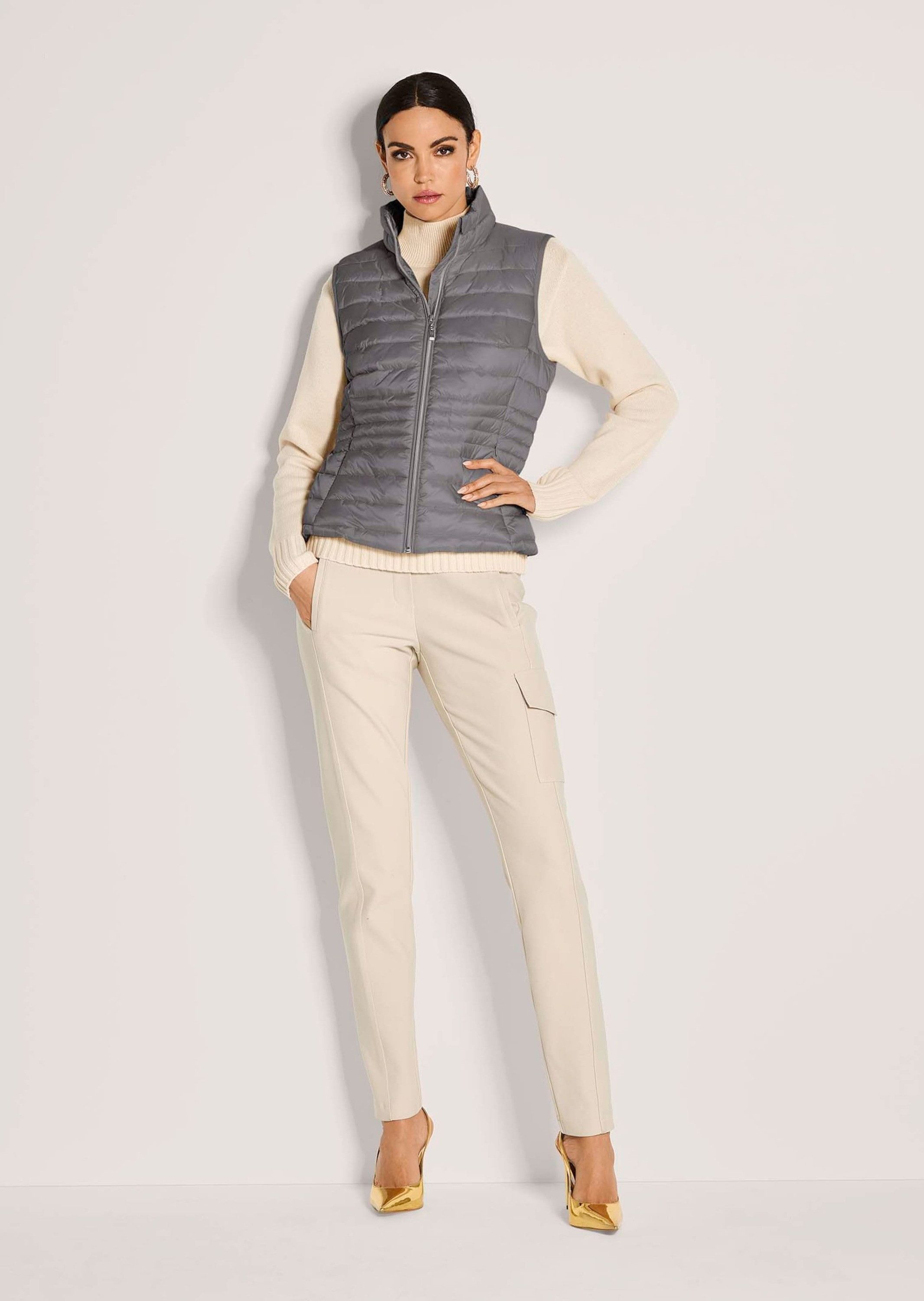 MADELEINE Kurzweste Verkürzte Steppweste für Damen günstig online kaufen