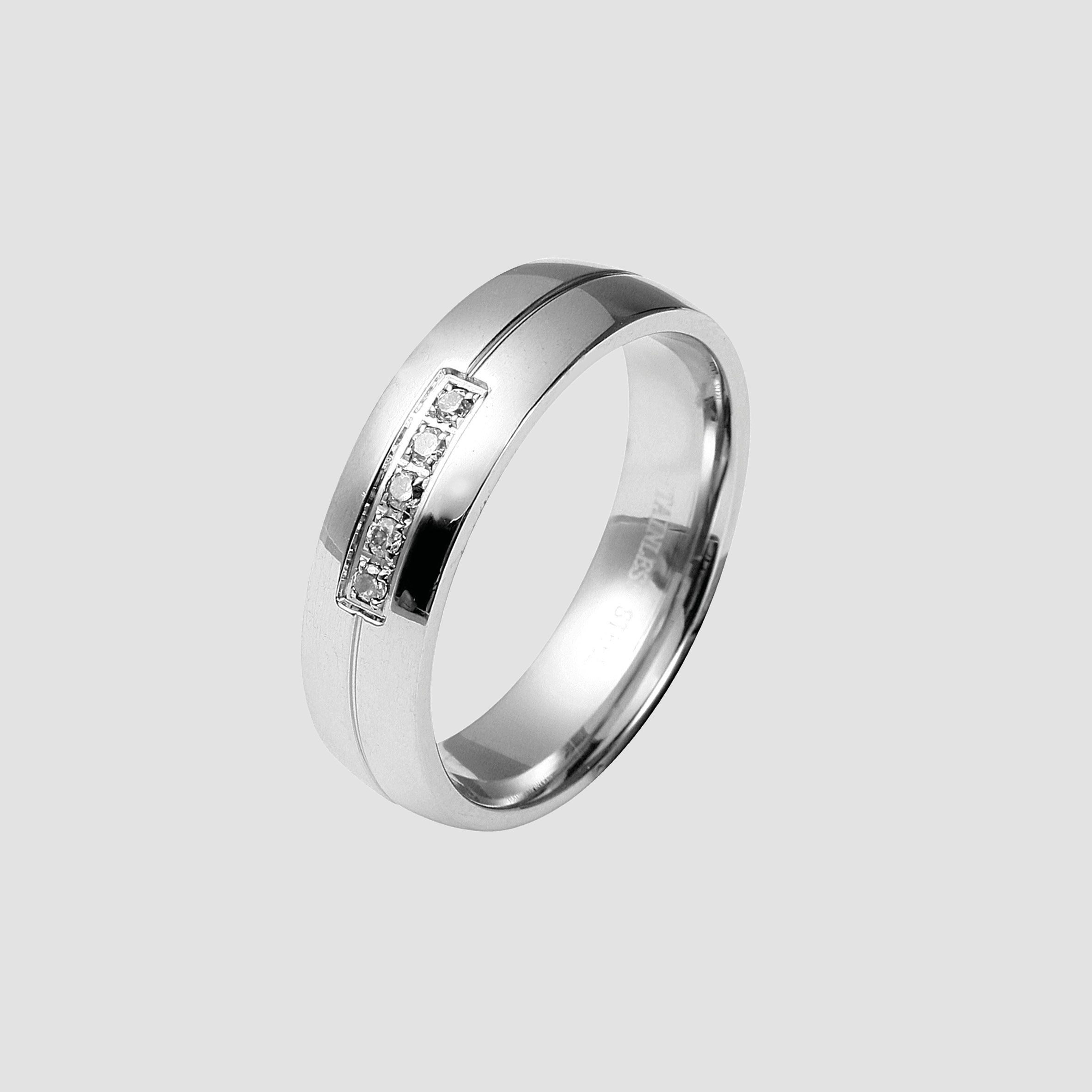 AKZENT Partnerring Infinite Life edelstahl, Damen Ring günstig online kaufen