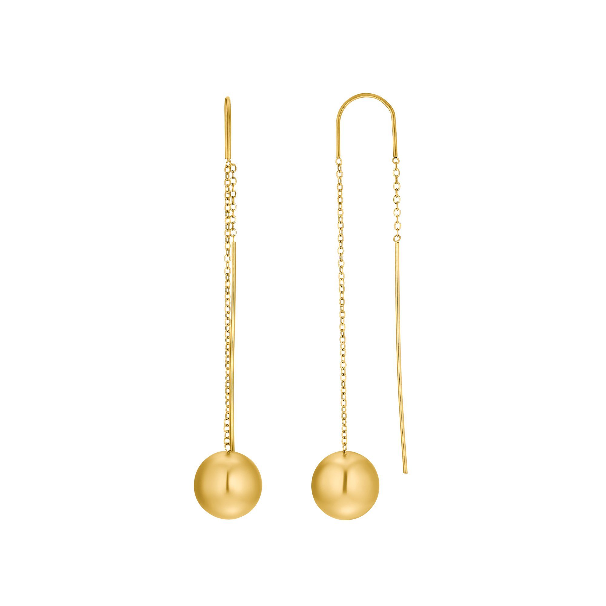 Frauen Paar goldfarben Ohrstecker für (Ohrringe, Geschenkverpackung), inkl. Heideman Riana Ohrring