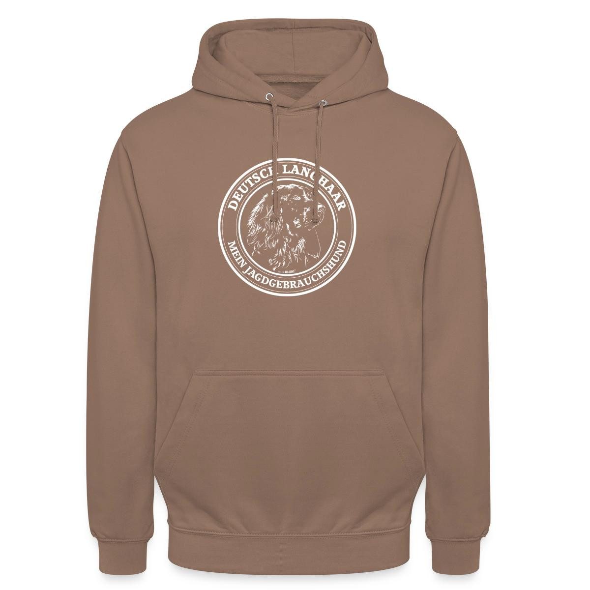 Hoodie Deutscher Langhaarhund, Jagdhund Unisex Hoodie