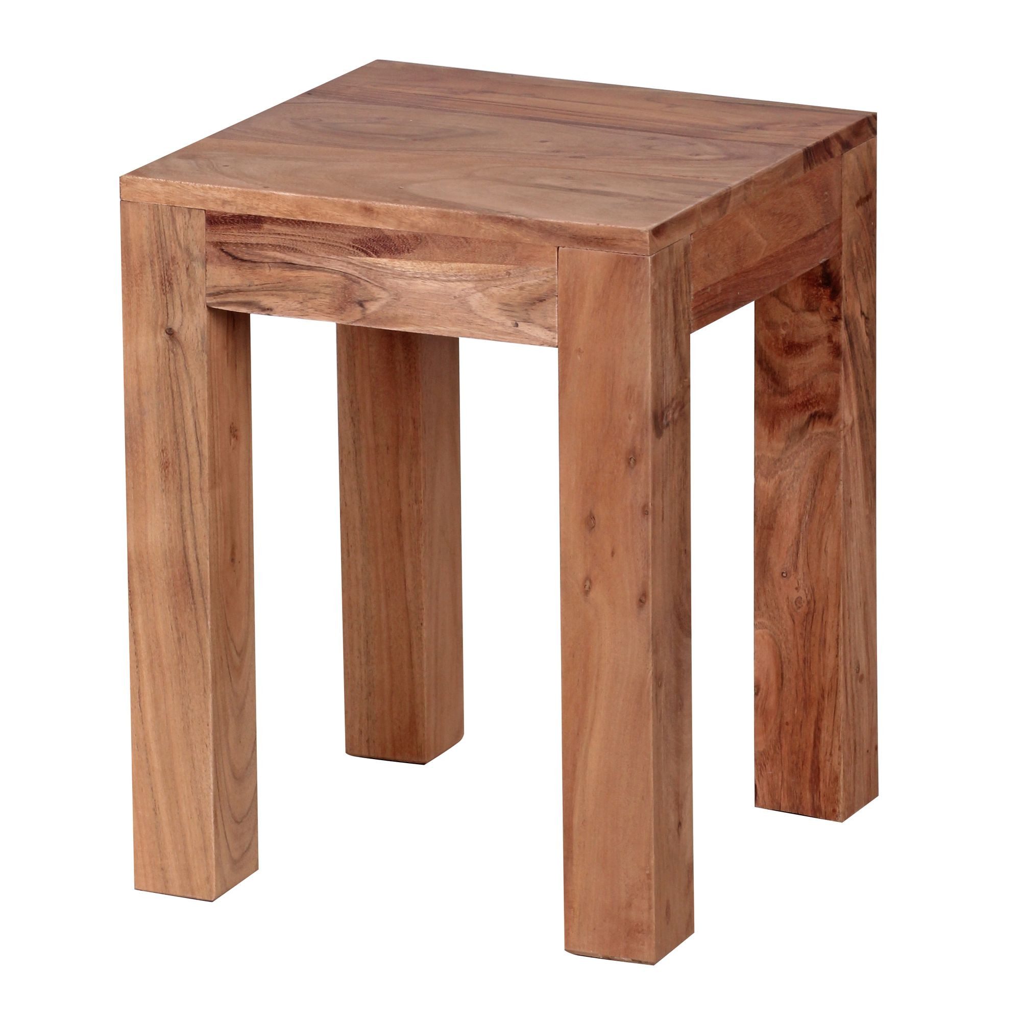 FINEBUY Beistelltisch SuVa2547_1 (MUMBAI Massivholz 35 günstig online kaufen