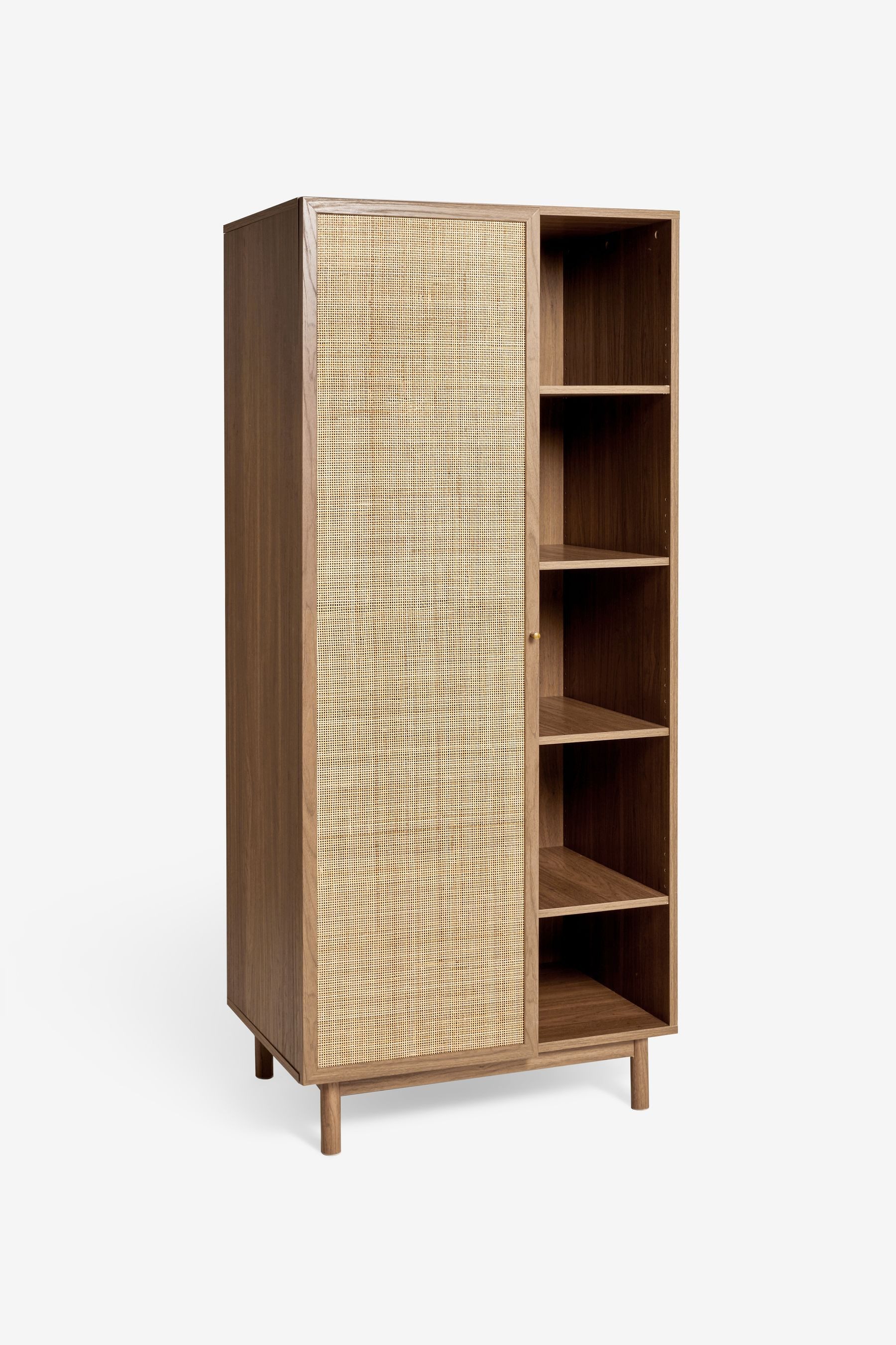 MADE Kleiderschrank MADE.COM Pavia Zweitüriger Schrank aus Rattan (1-St)