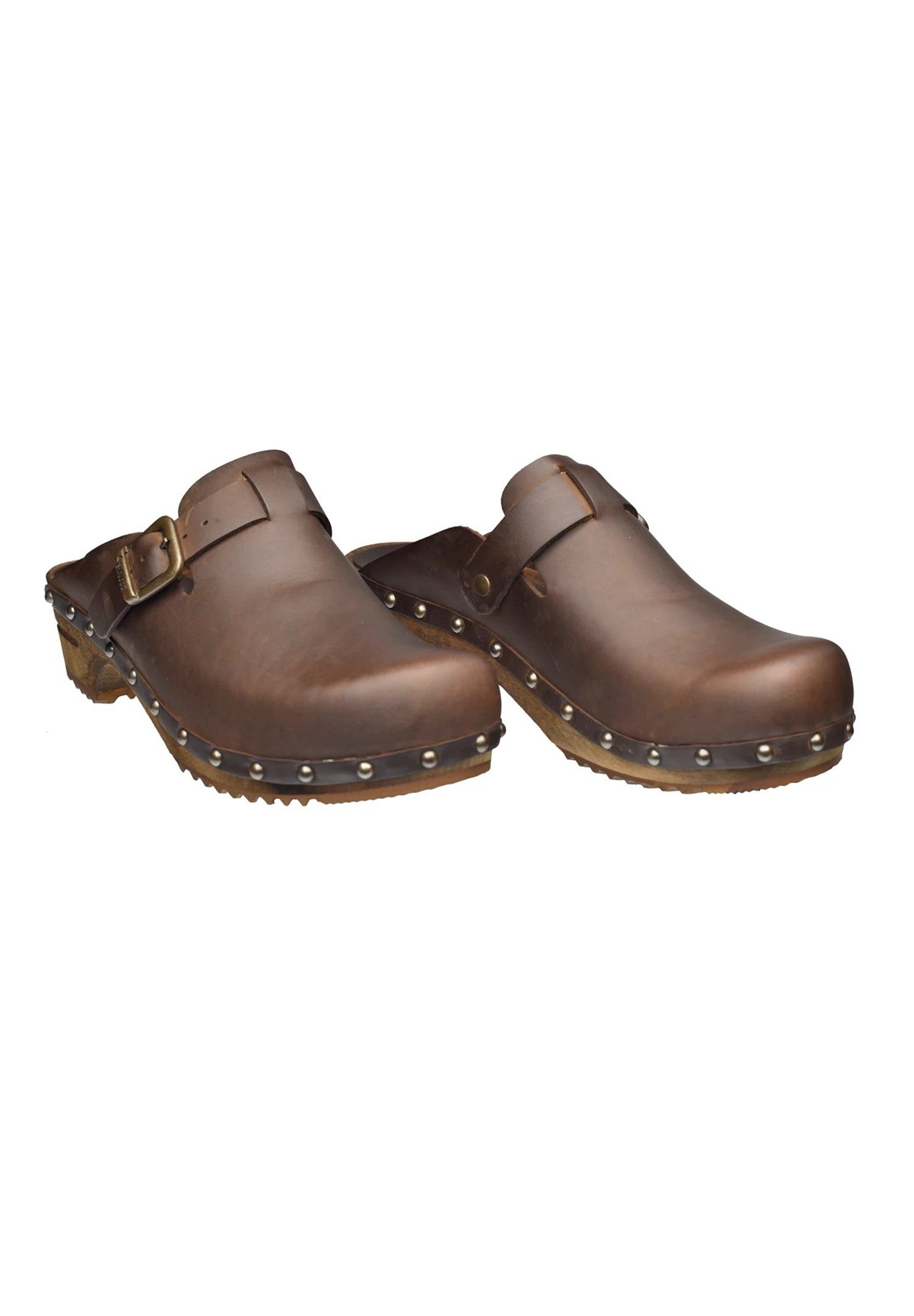 Sanita Wood Kristal open Pantolette