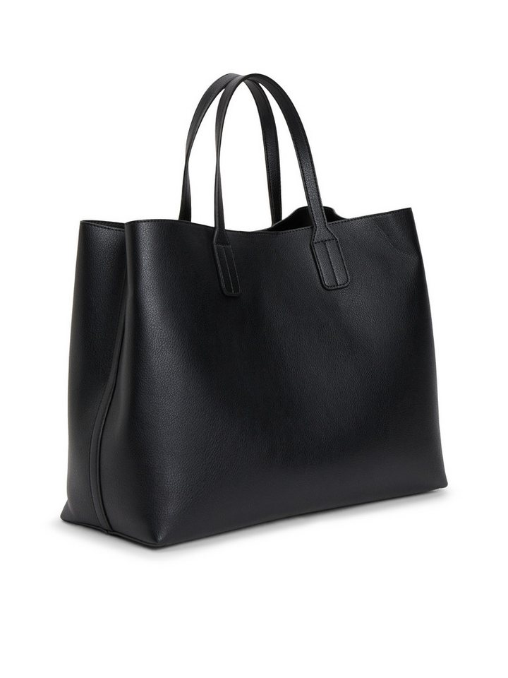 Tommy Hilfiger Henkeltasche TH ICON SATCHEL (Set, Mit Taschenanhänger), Damen Handtasche, Shopper, Satchel mit Taschenanhänger