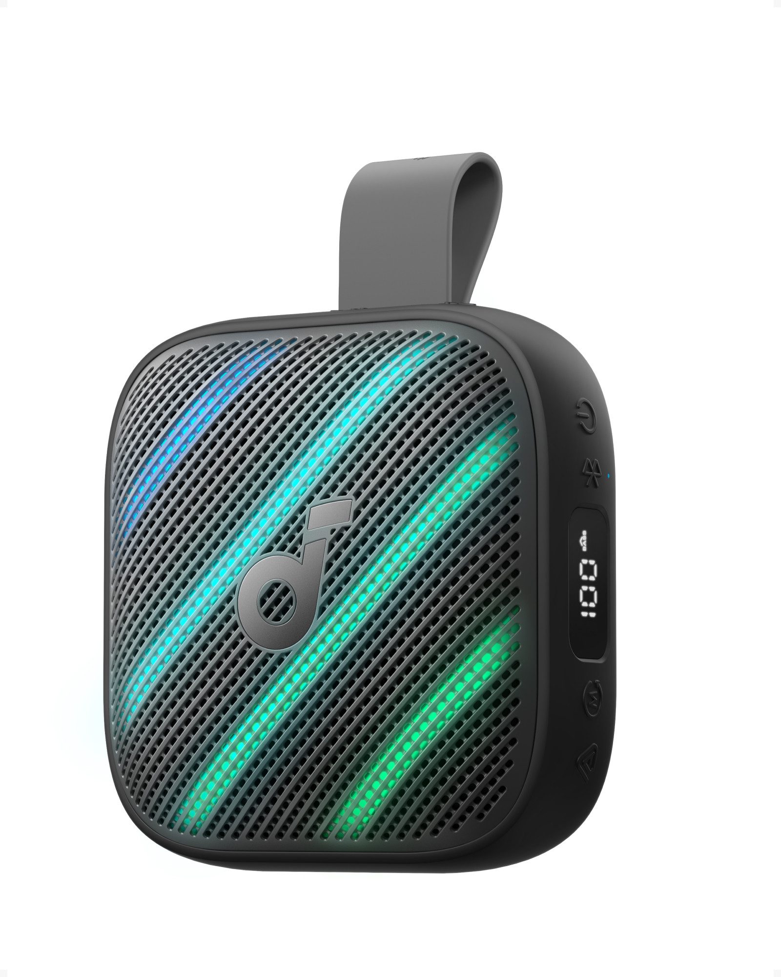 Anker soundcore Boom Go 3i by Anker Portable-Lautsprecher (AAC, SBC, Bluetooth V6.0, 15 W, 24h Akku, BassUp 2.0, Notfallladung, RGB Lichtshow, IP68 wasserdichter)