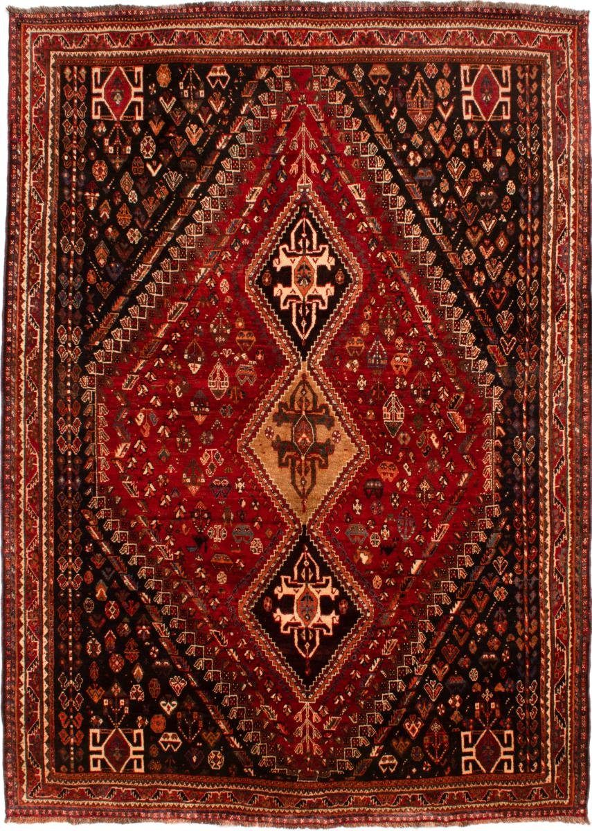 Orientteppich Shiraz 186x267 Handgeknüpfter Orientteppich / Perserteppich, Nain Trading, rechteckig, Höhe: 10 mm