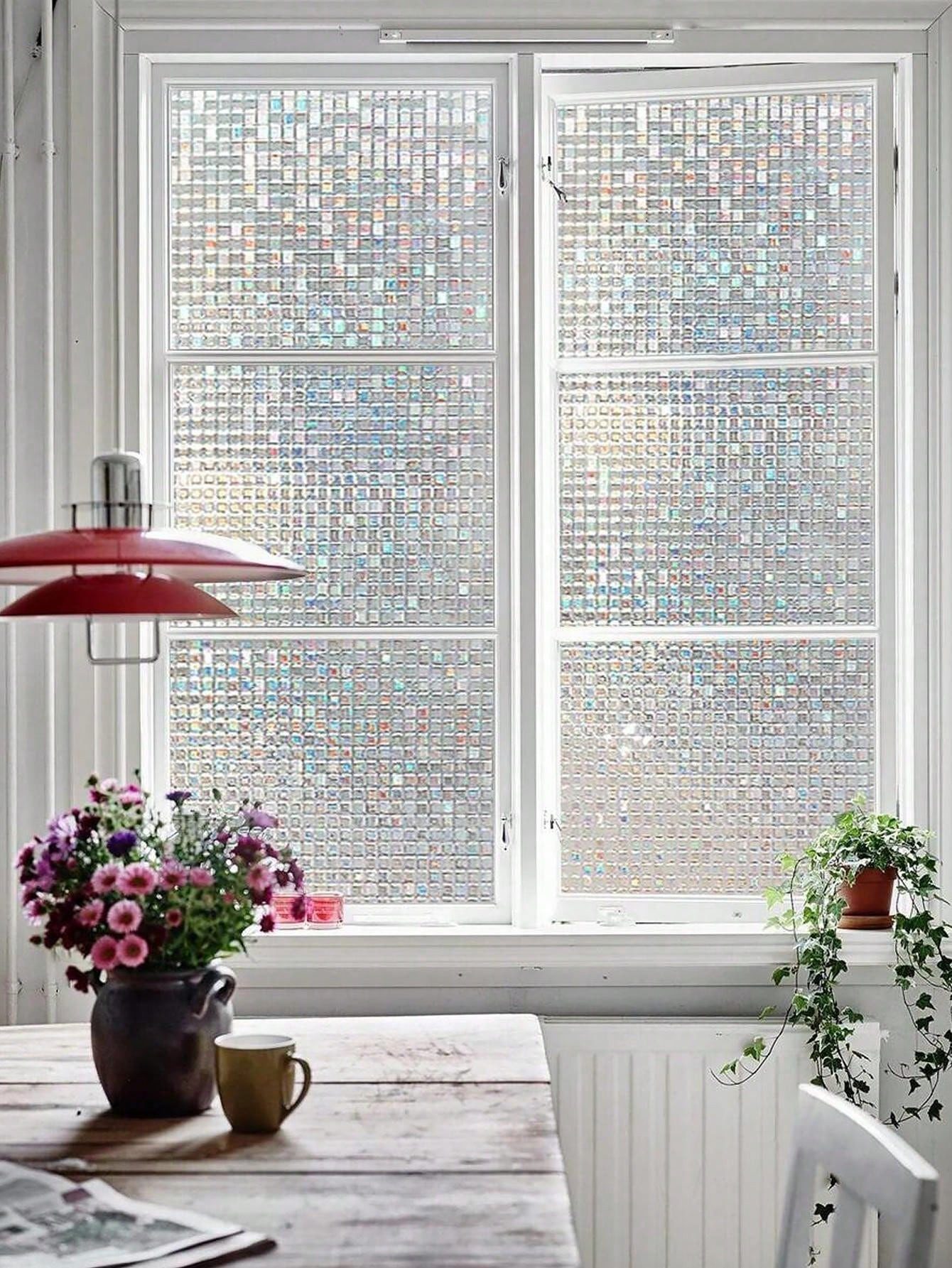 HomeBella Fensterfolie Statische Fensterfolie blickdicht Sichtschutz ohne K günstig online kaufen