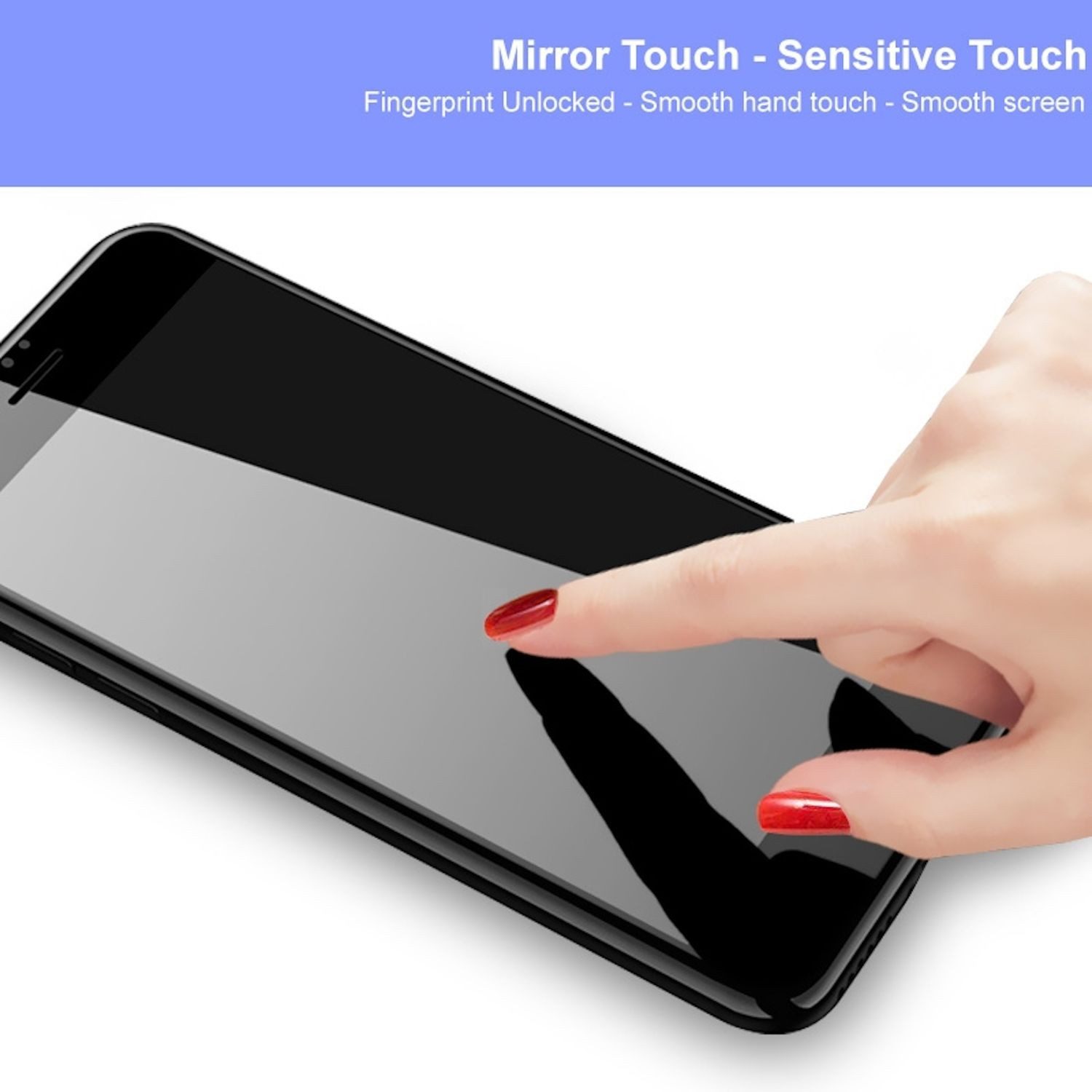 Wigento Handyhülle Für Honor Magic 7 Pro 4D Display Full Curved H9 Hart Glas Folie Schutz, Display Curved Panzer Schutz Glas – Bild 4 von 5
