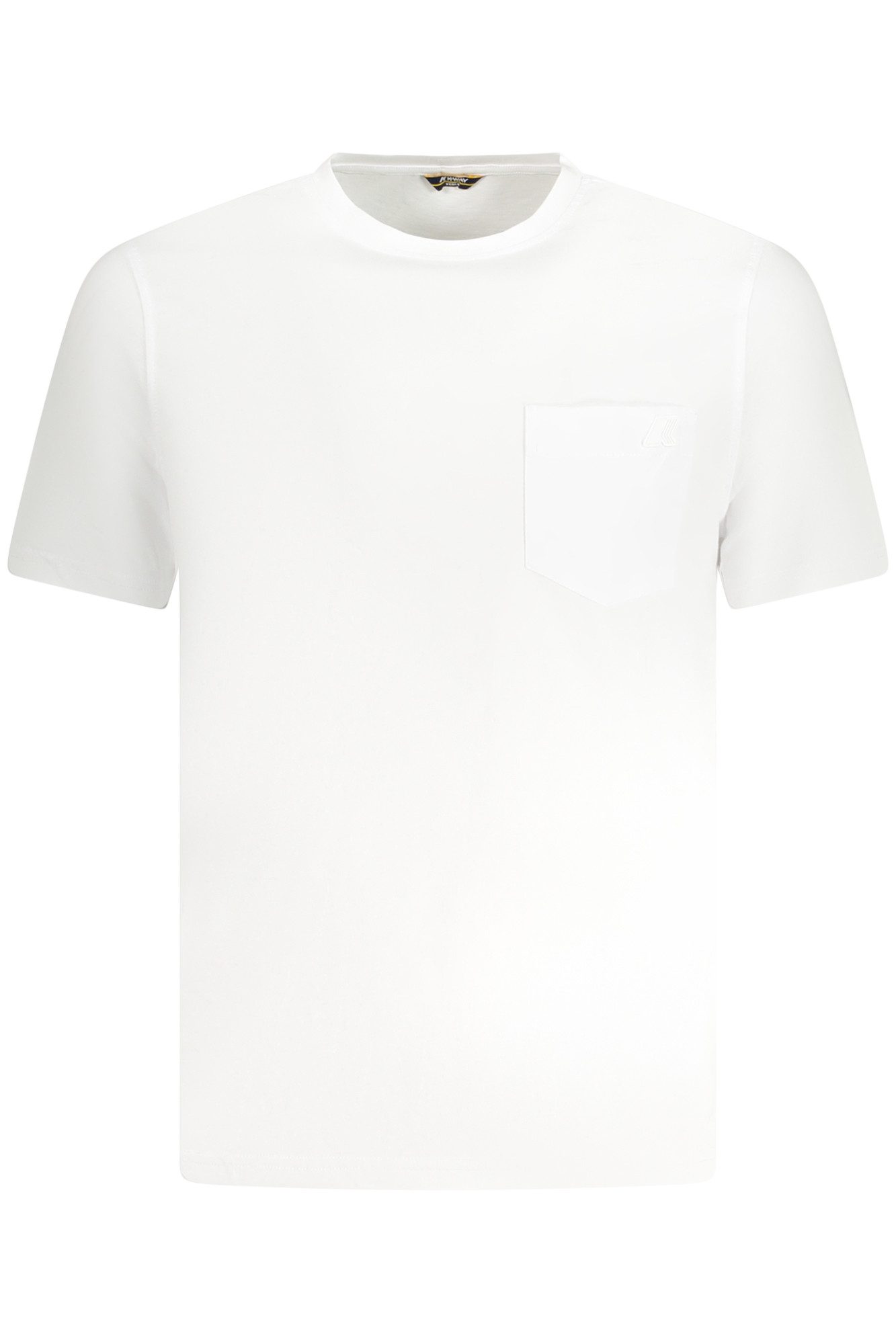 K-WAY T-Shirt Herren Kurzarm-T-Shirt Weiß mit Rundausschnitt und