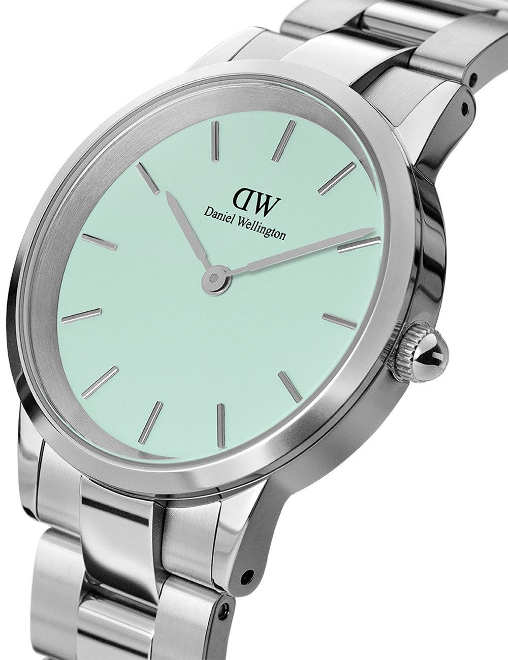 Daniel Wellington Quarzuhr Daniel Wellington DW00100537 Damenuhr Iconic Link Mint 28mm 3ATM Daniel Wellington DW00100537 Damenuhr Iconic Link Mint 28mm 3ATM