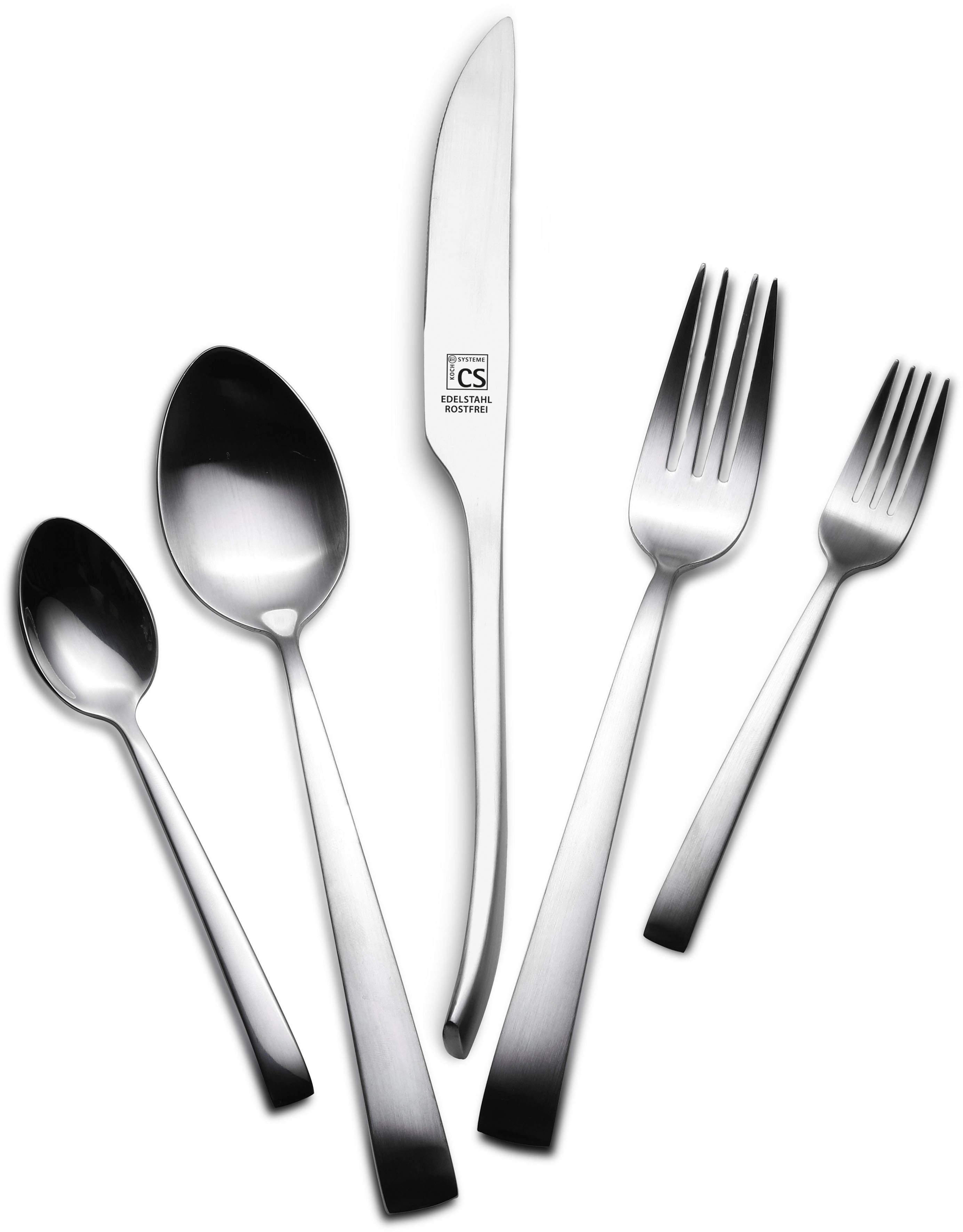 Carl Schmidt Sohn Besteck-Set Cloppenburg (60-tlg), 12 Personen, Edelstahl 18/0, matt satiniert