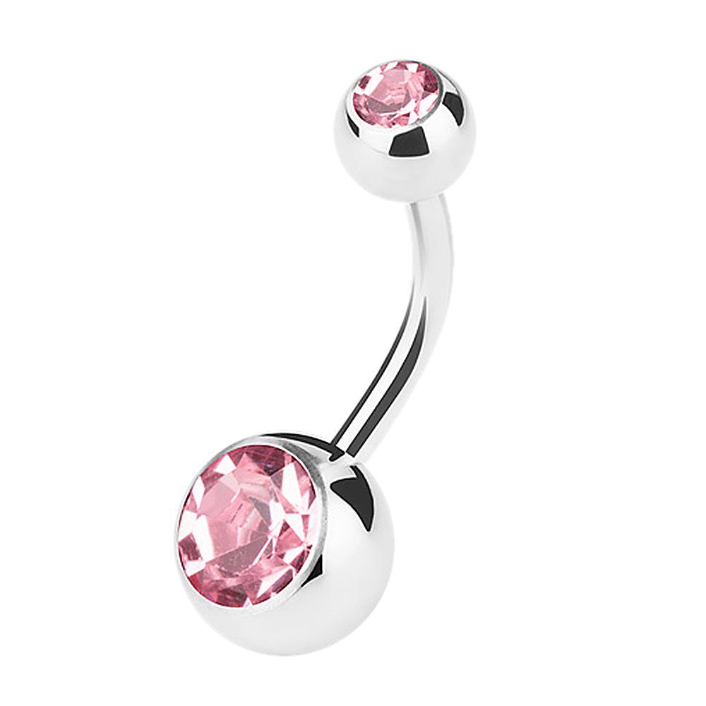 Taffstyle Bauchnabelpiercing Piercing Bauch Stecker Gebogen günstig online kaufen