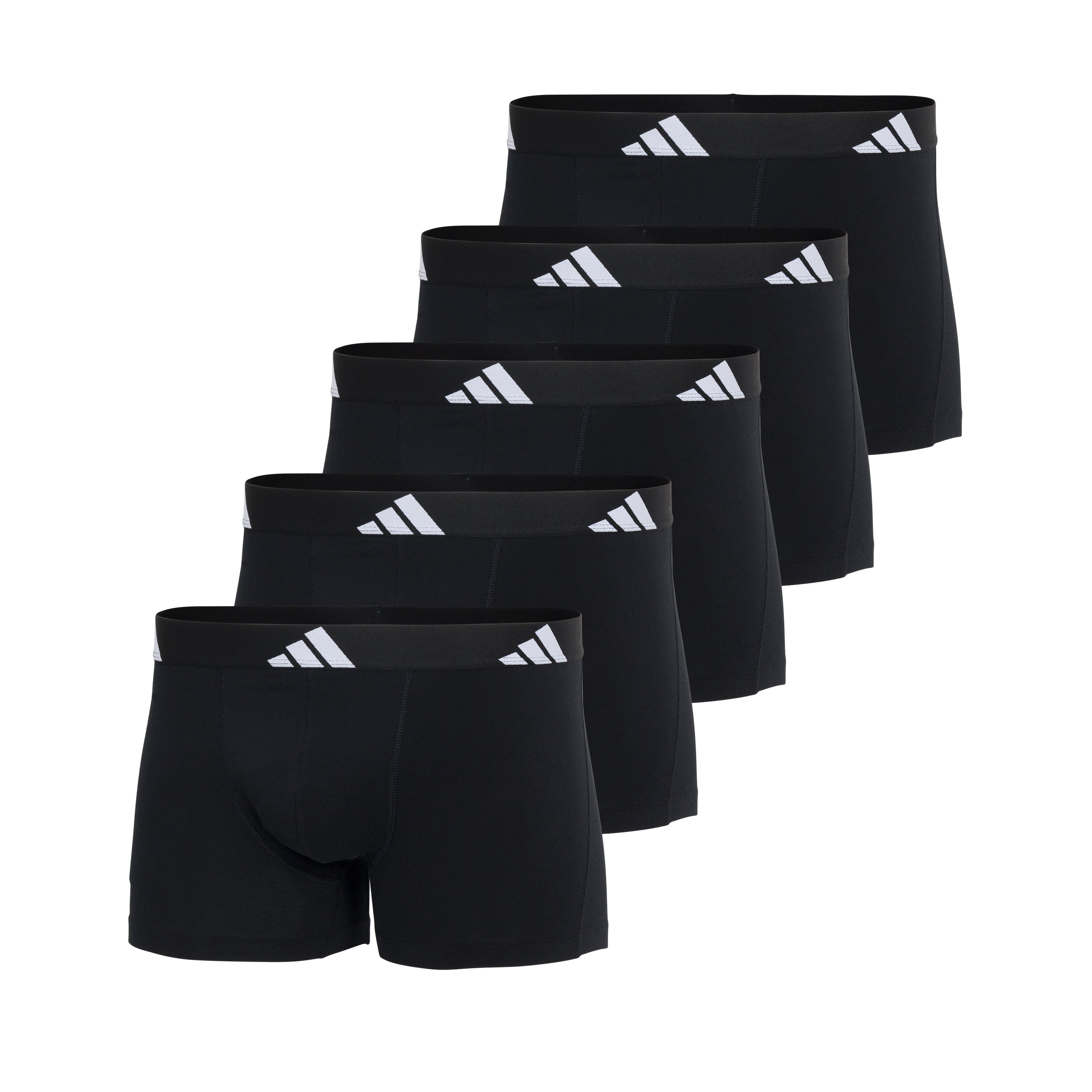 adidas Sportswear Trunk Active Flex Cotton (5er Pack) Multipack, elastisch, Logo-Bund, ohne Eingriff
