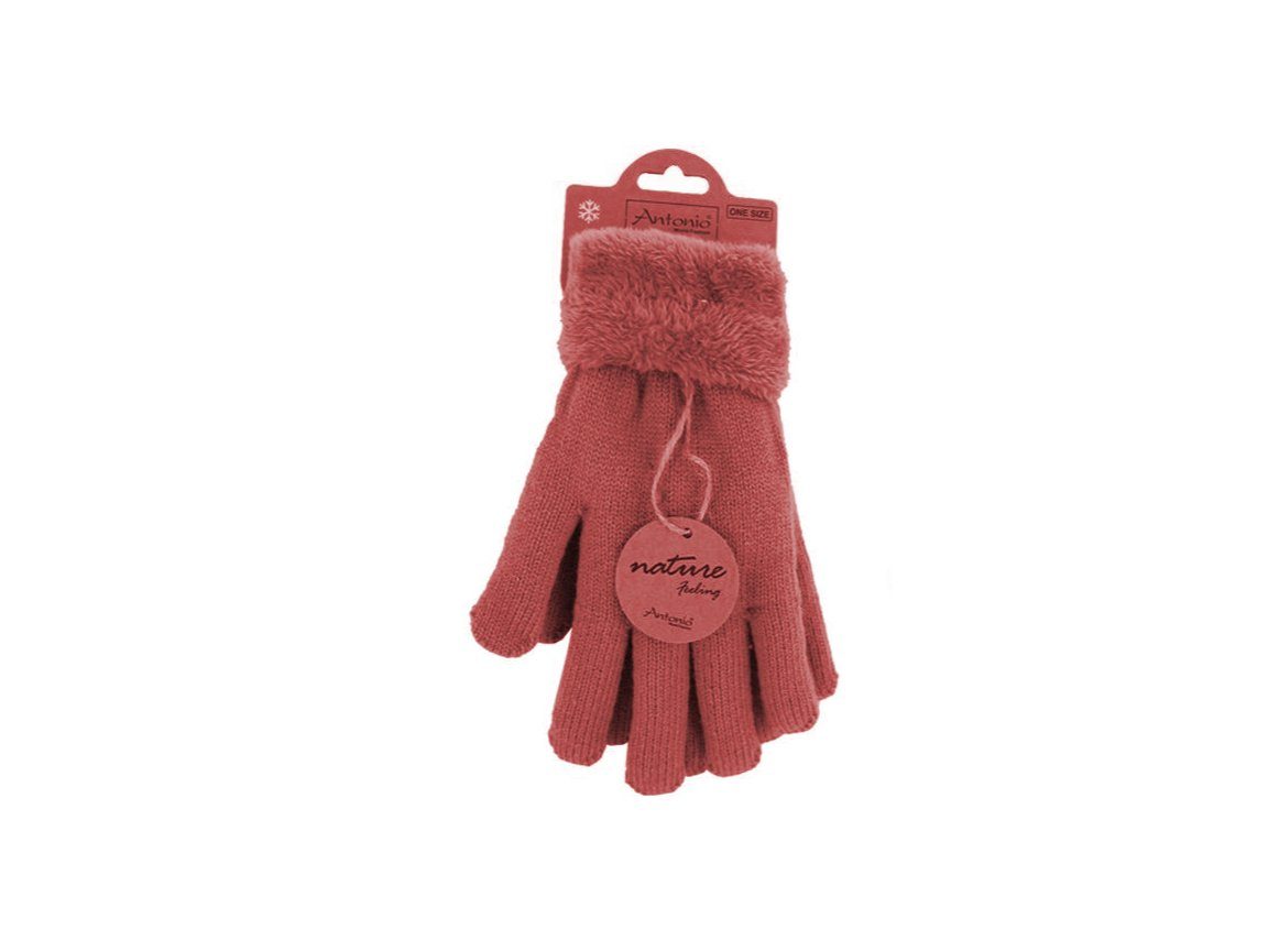 Antonio Abendhandschuhe Handschuhe Paar, Einzelne daher gut (1 Handschuhe) anliegend sehr Rot wärmend und Eng