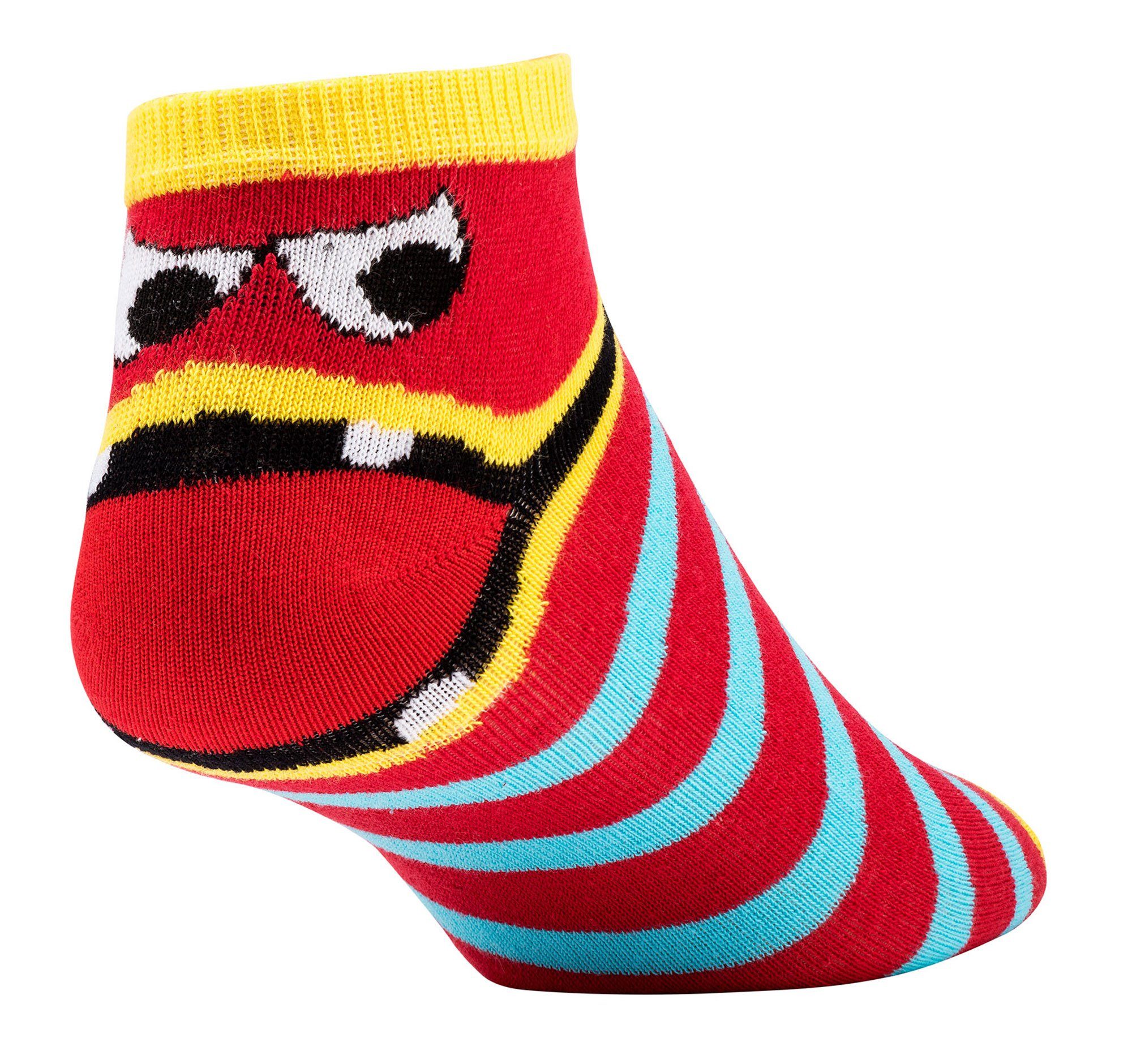 TippTexx 24 Sneakersocken 6 Paar Kinder Sneakersocken Baumwolle viele Motive Mädchen & Jungen (6 Paar) handgekettelte, weiche Naht – Bild 4 von 5
