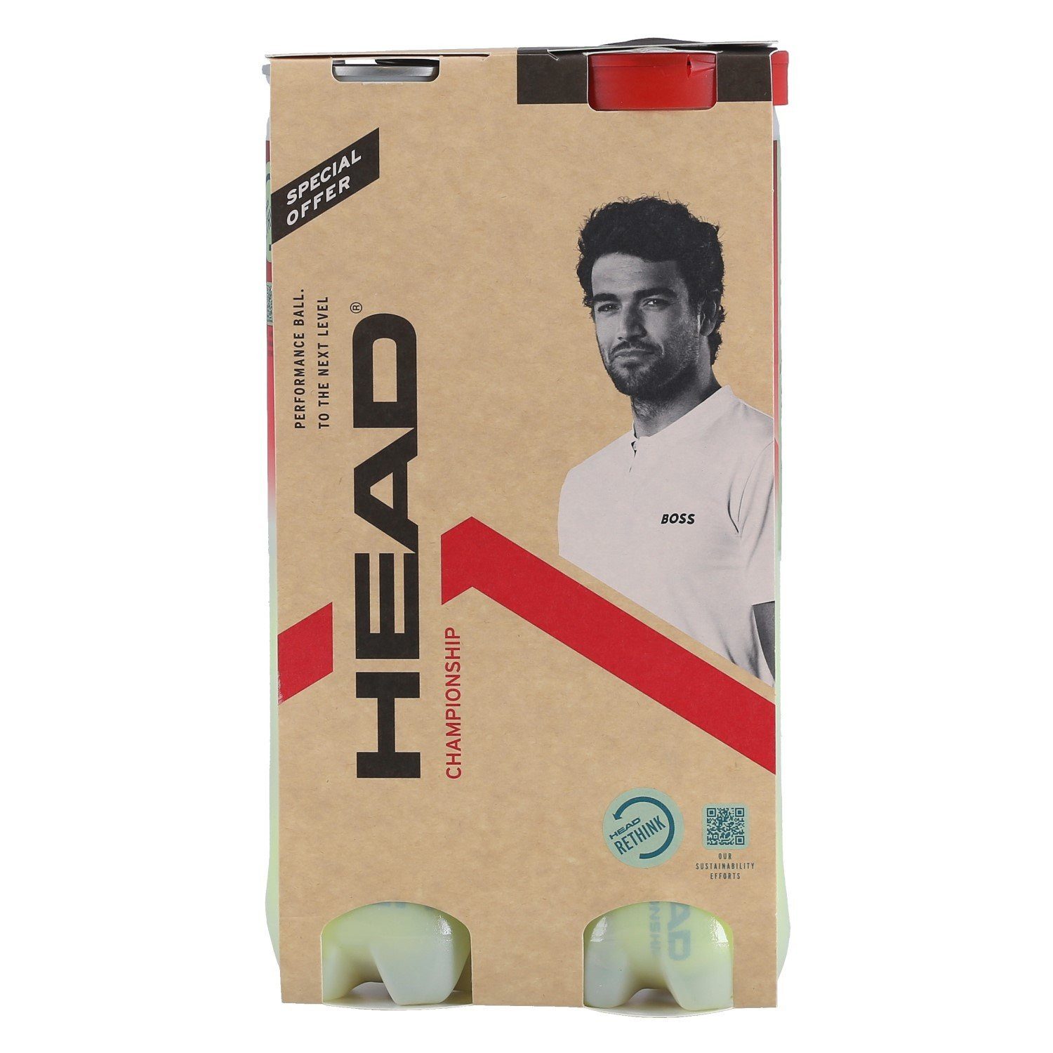 Tennisball Championship Novak Dose 2x4er Bi-Pack