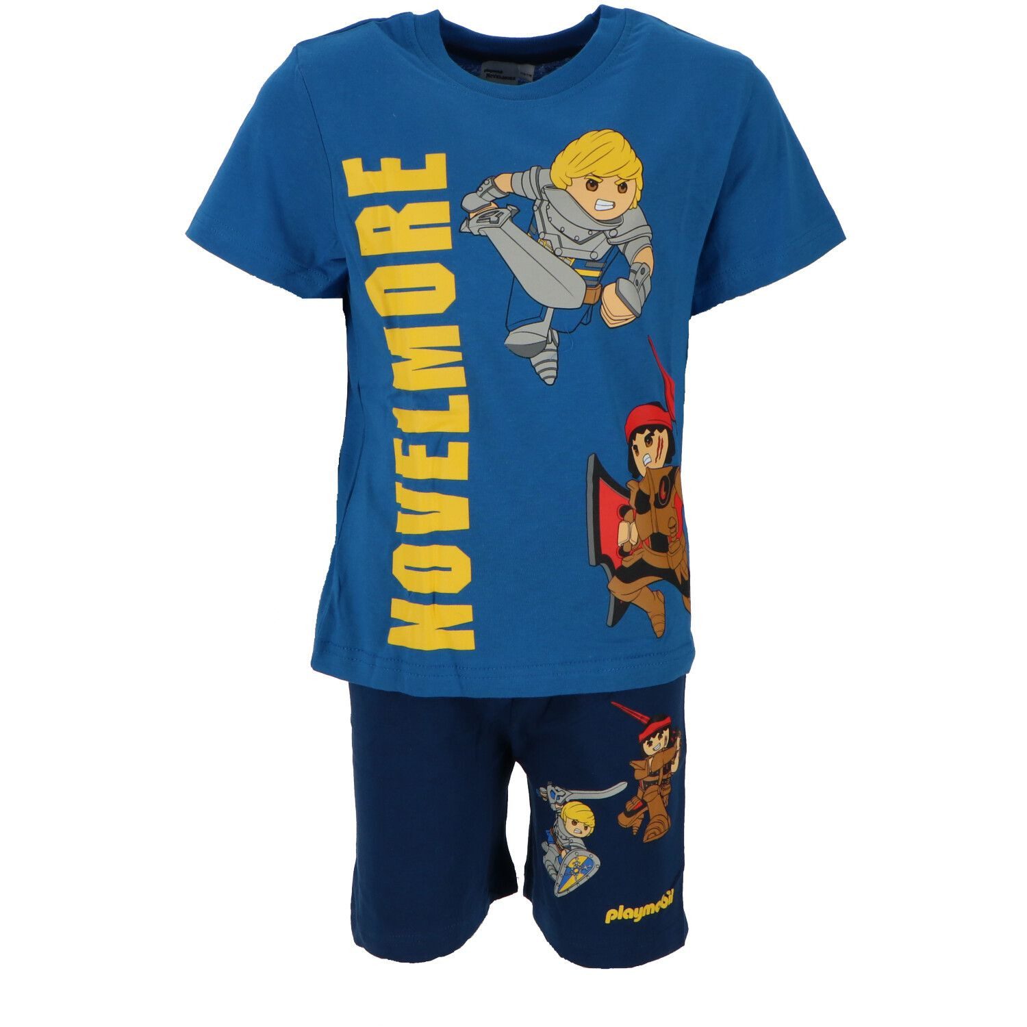 Playmobil Kidswear Kinderanzug Playmobil Shortama Freizeitbekleidung für Kinder 100% Baumwolle